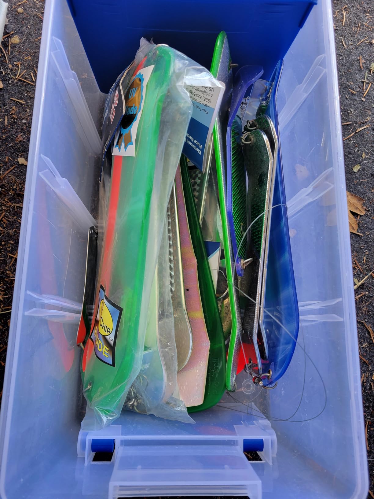 Flambeau Outdoors Super Half Satchel Soft Bait Organizer, Zerust, Clear customer photo 2