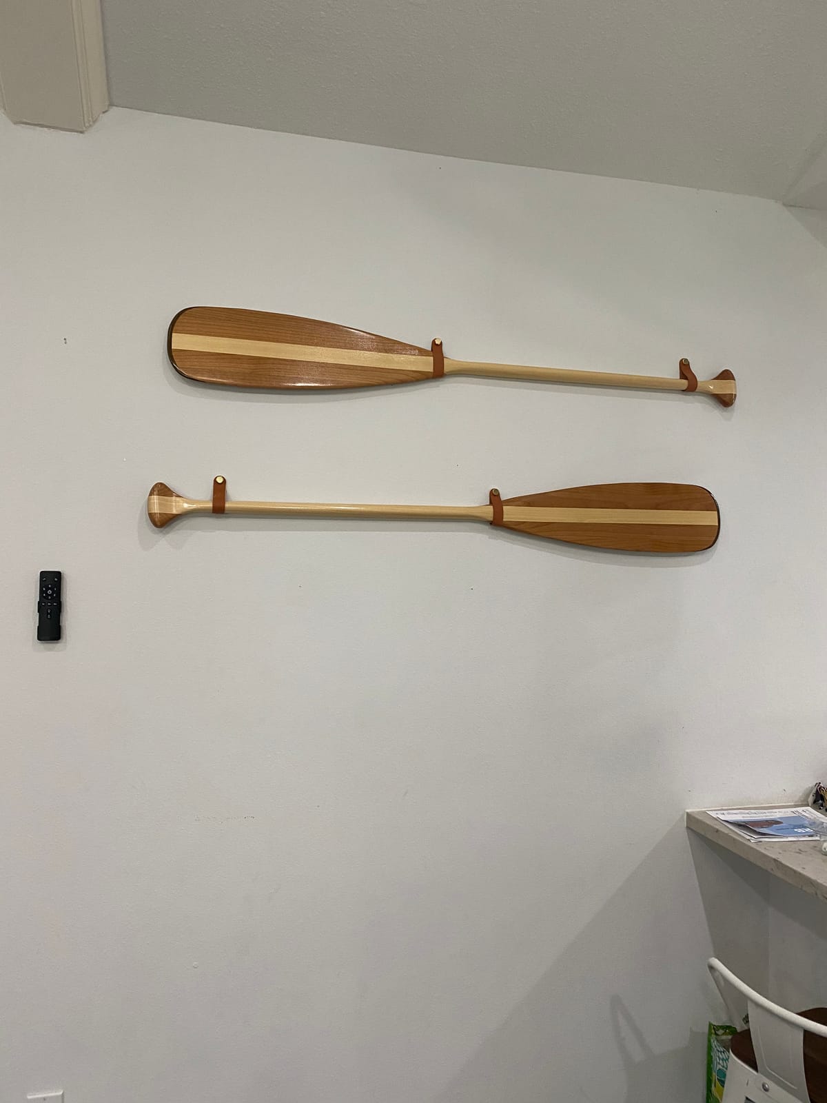 BENDING BRANCHES Beavertail - Recreational Wood Canoe Paddle with Palm Grip customer photo 2