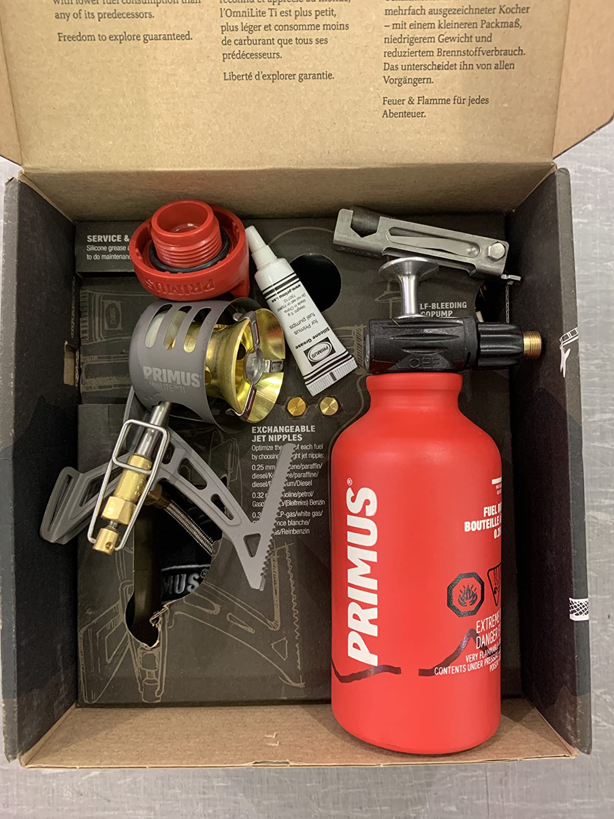 Primus | Multi Fuel Stove Kit | Stove with Fuel Bottle & ErgoPump customer photo 2
