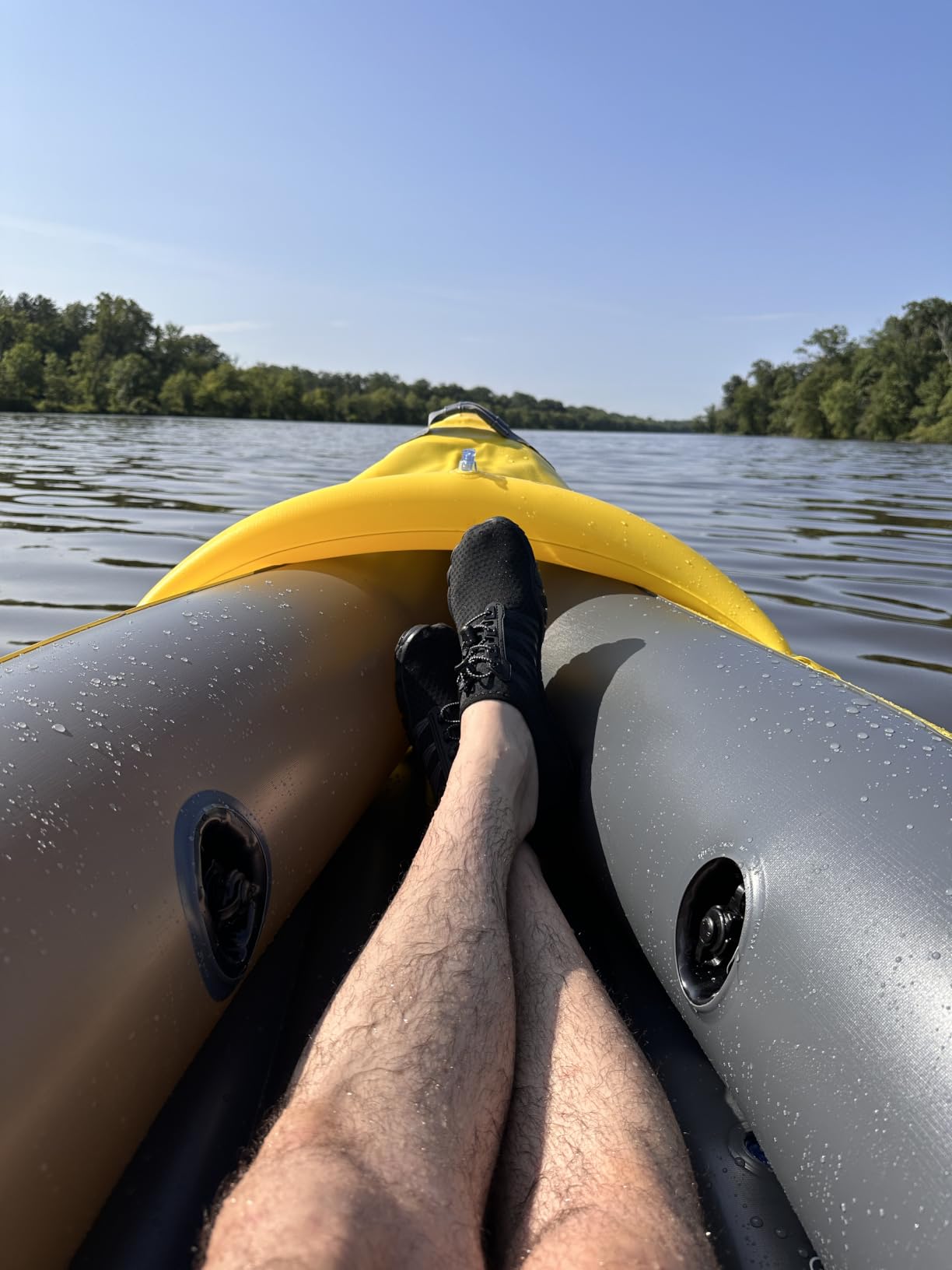 Intex 68307EP Explorer K2 Inflatable Kayak Set: Includes Deluxe 86in Aluminum Oars and High-Output Pump – SuperStrong PVC – Adjustable Seats with Backrest – 400lb Weight Capacity customer photo 2