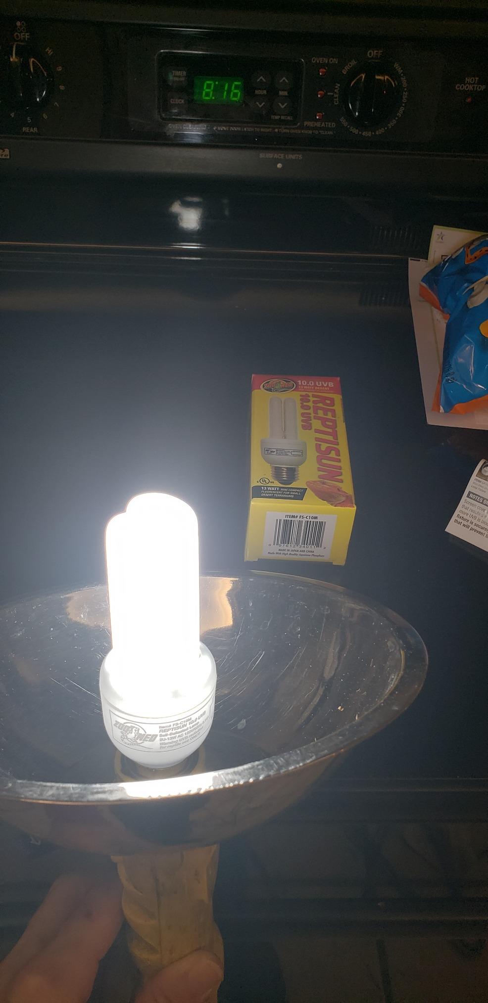 Zoo Med ReptiSun 10.0 Mini Compact Fluorescent Lamp 13 Watts customer photo 1
