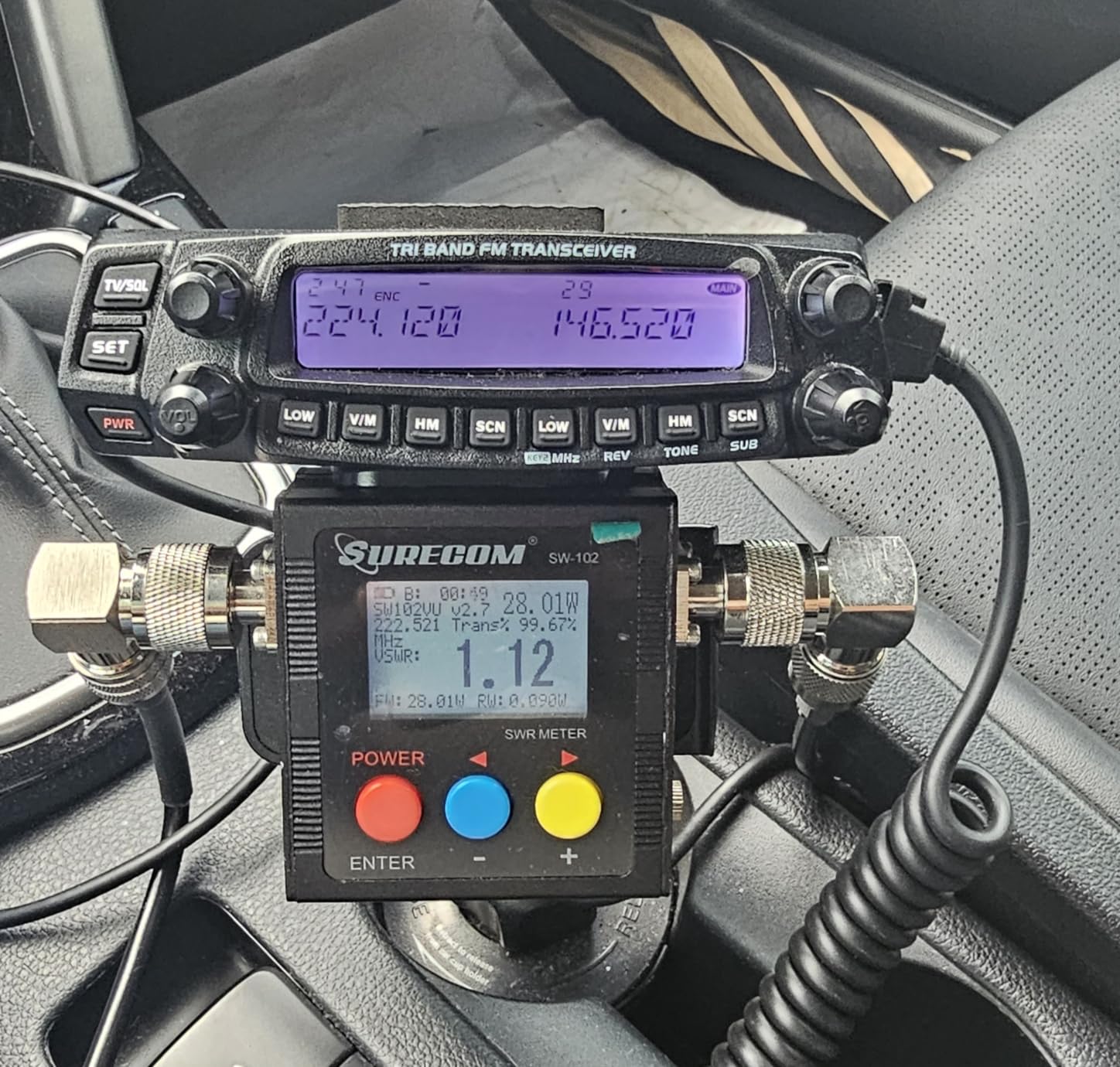 AnyTone Dual Band Mobile Transceiver VHF/UHF Transmitter Vehicle Radio AT-5888UV customer photo 2