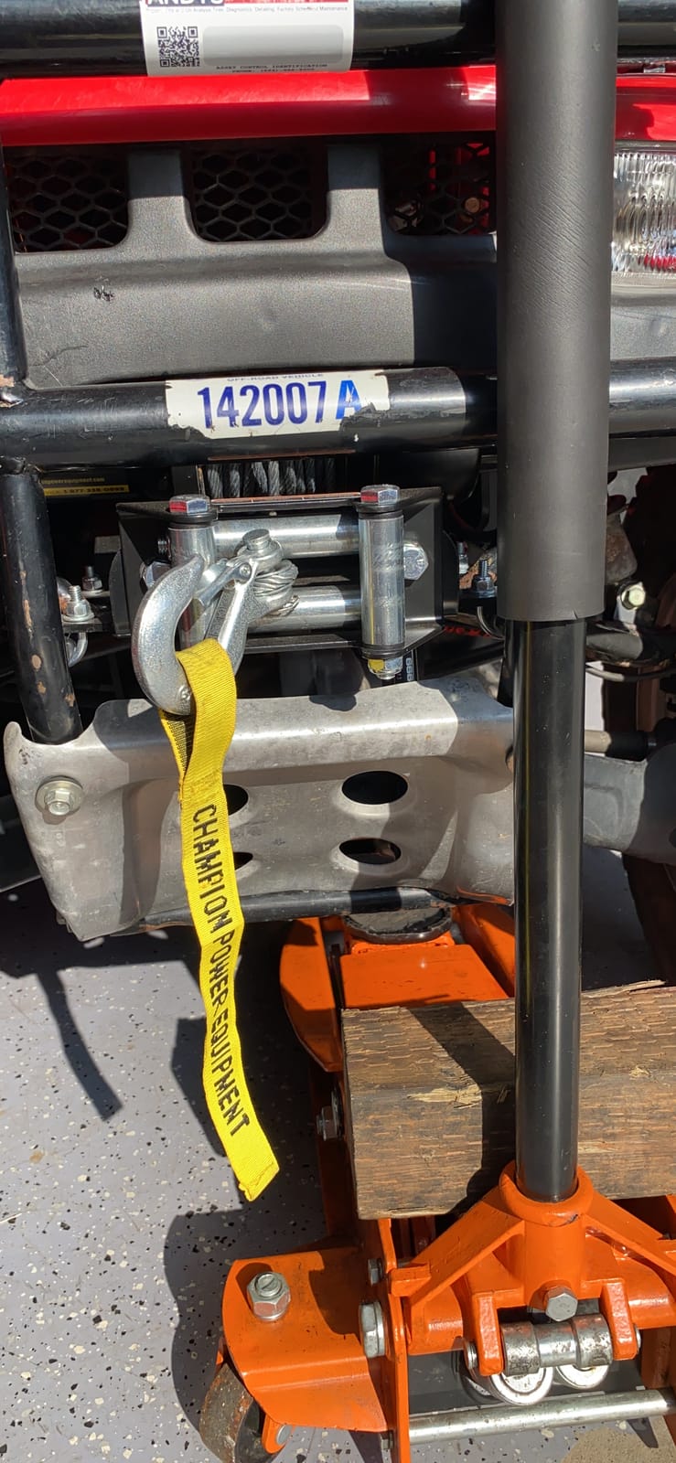 Champion Power Equipment 4500-lb. ATV/UTV Wireless Winch Kit customer photo 2