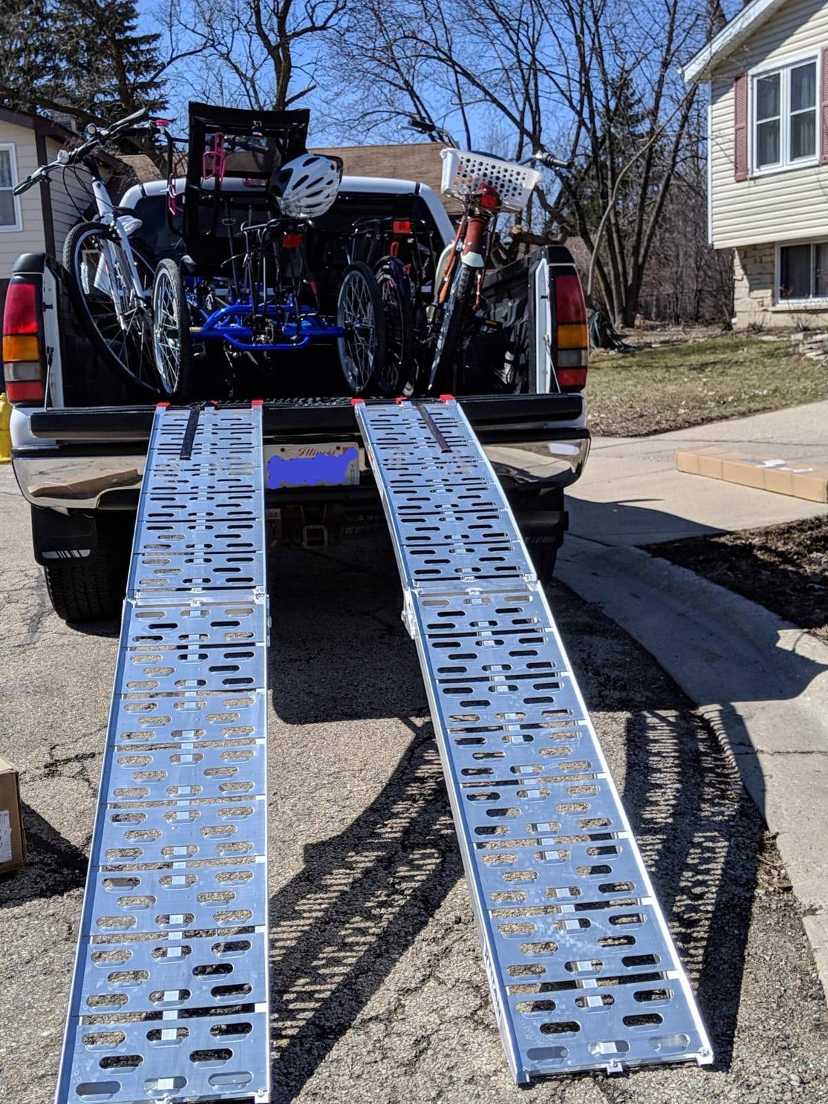 7.5' ATV Loading Ramps, 1,500 lb Capacity, Titan Ramps customer photo 2