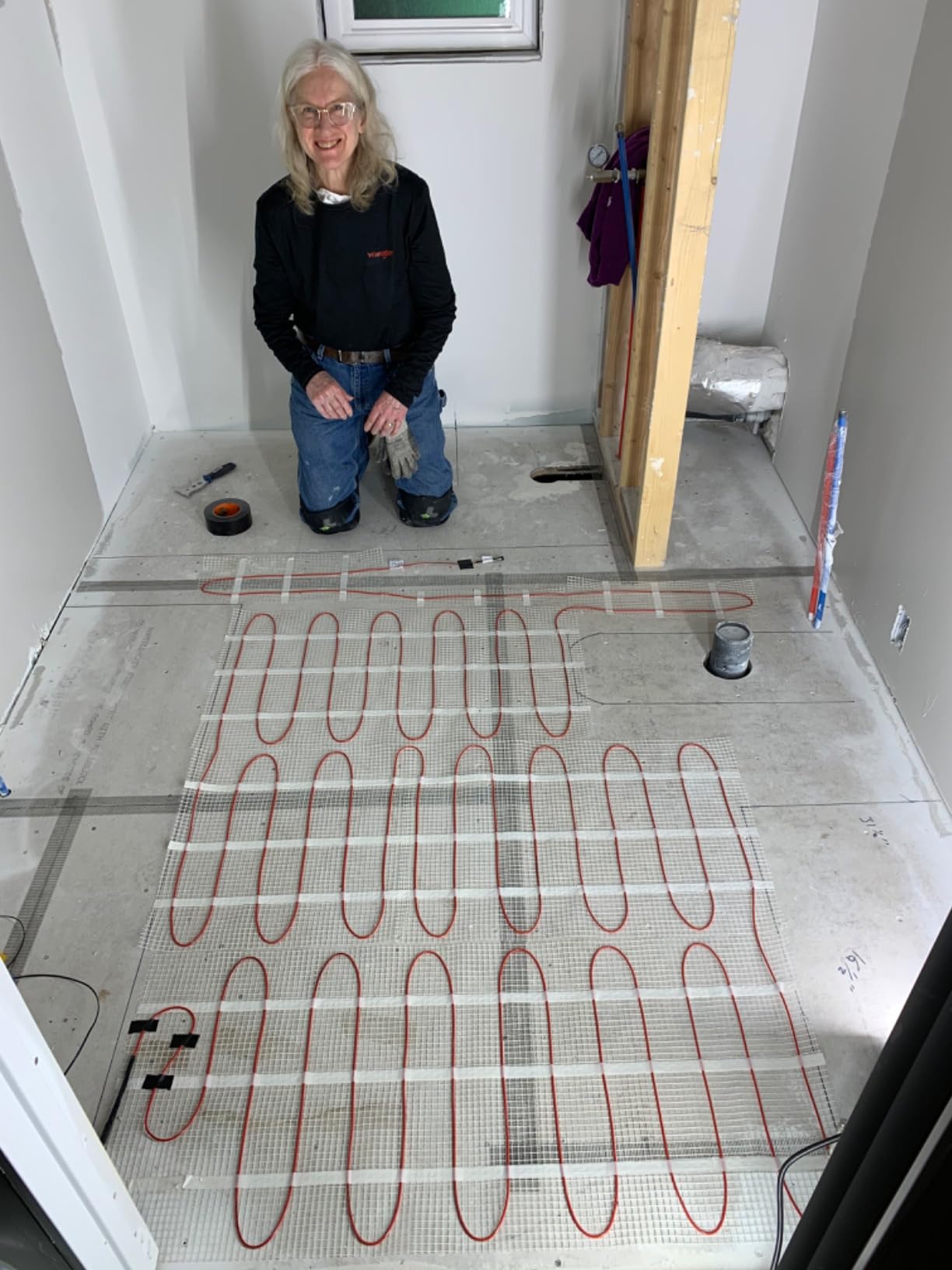 25 sqft Heatwave Electric Floor Heating Kit with Thermostat customer photo 2