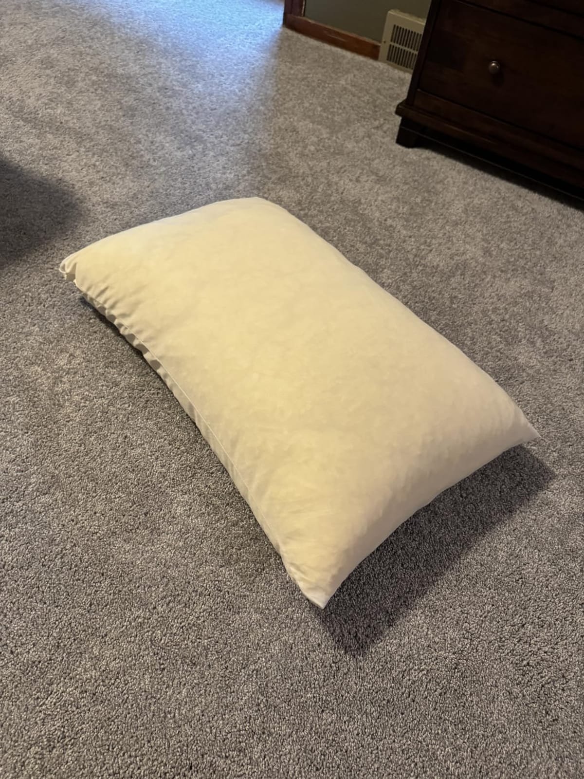Coop Home Goods Original Adjustable Pillow, Queen Size Bed Pillow for Sleeping, Cross Cut Memory Foam Pillow - Medium Firm Back, Stomach and Side Sleeper Pillow, CertiPUR-US/GREENGUARD Gold customer photo 2