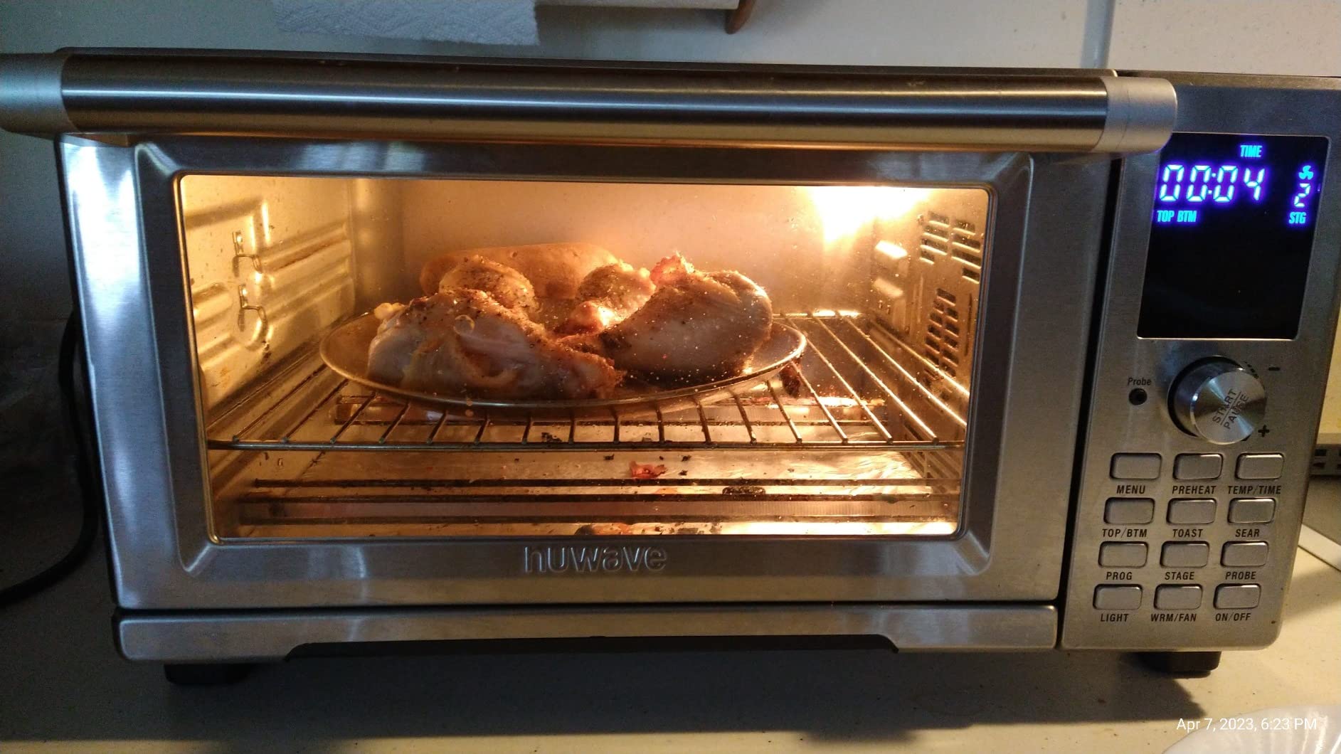 Nuwave Bravo 30 QT Smart Air Fryer Toaster Oven, 2026 New Convection System customer photo 1