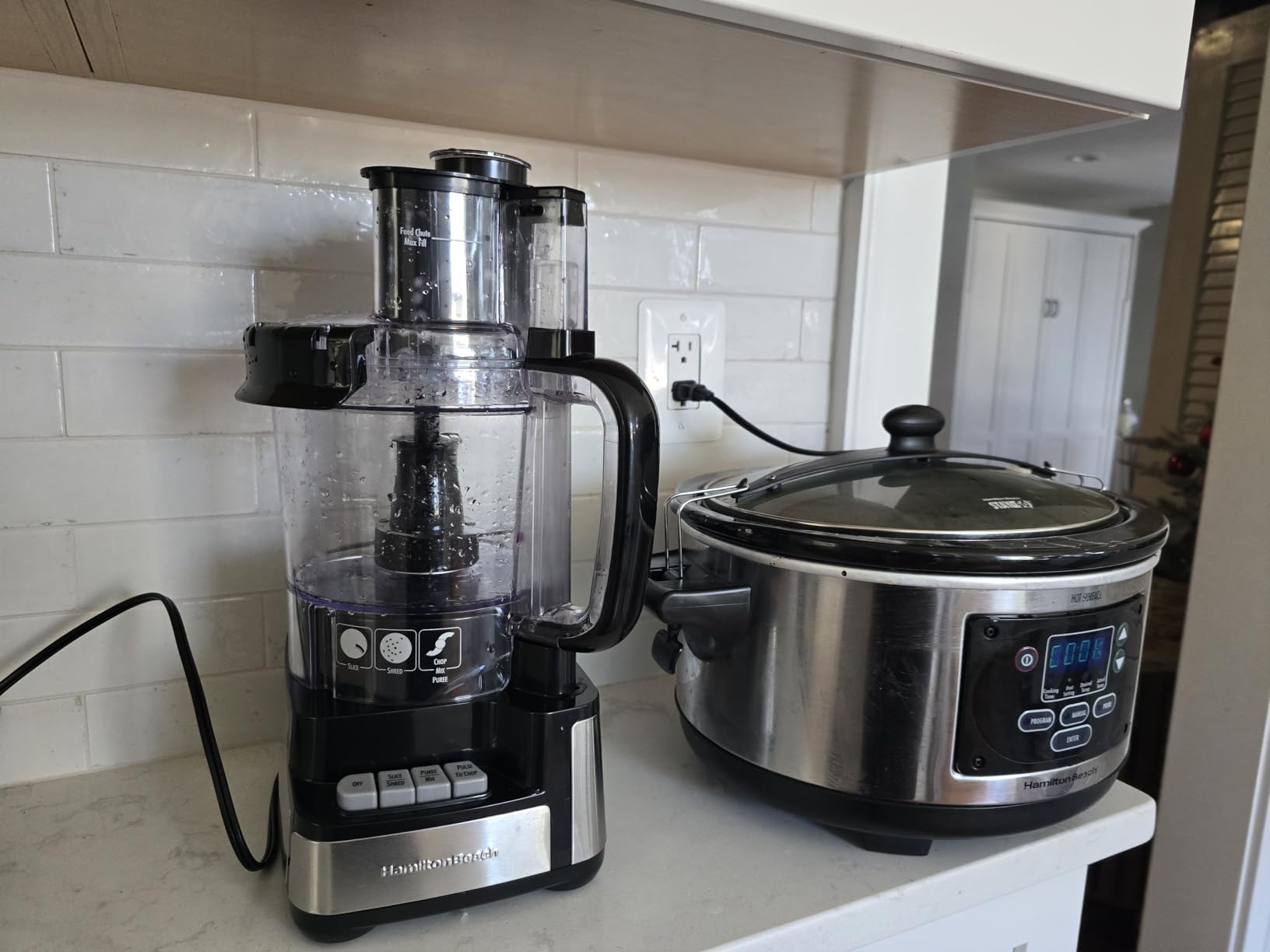 Hamilton Beach 12 Cup Stack & Snap Food Processor and Vegetable Chopper | BPA Free | Stainless Steel Blades | 2-Speed 450 Watt Motor |Easy Stacking Assembly | Black | 70725A customer photo 1