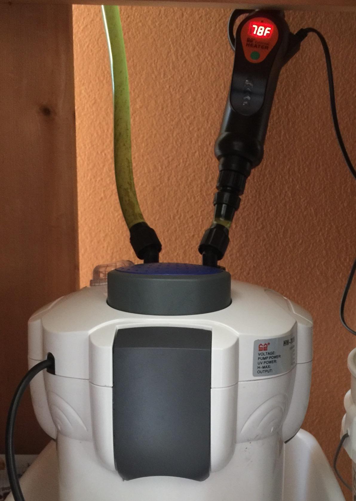 SunSun Hw303B 370GPH Pro Canister Filter Kit with 9-watt UV Sterilizer | 370GPH, 9-watt UV Sterilizer customer photo 2