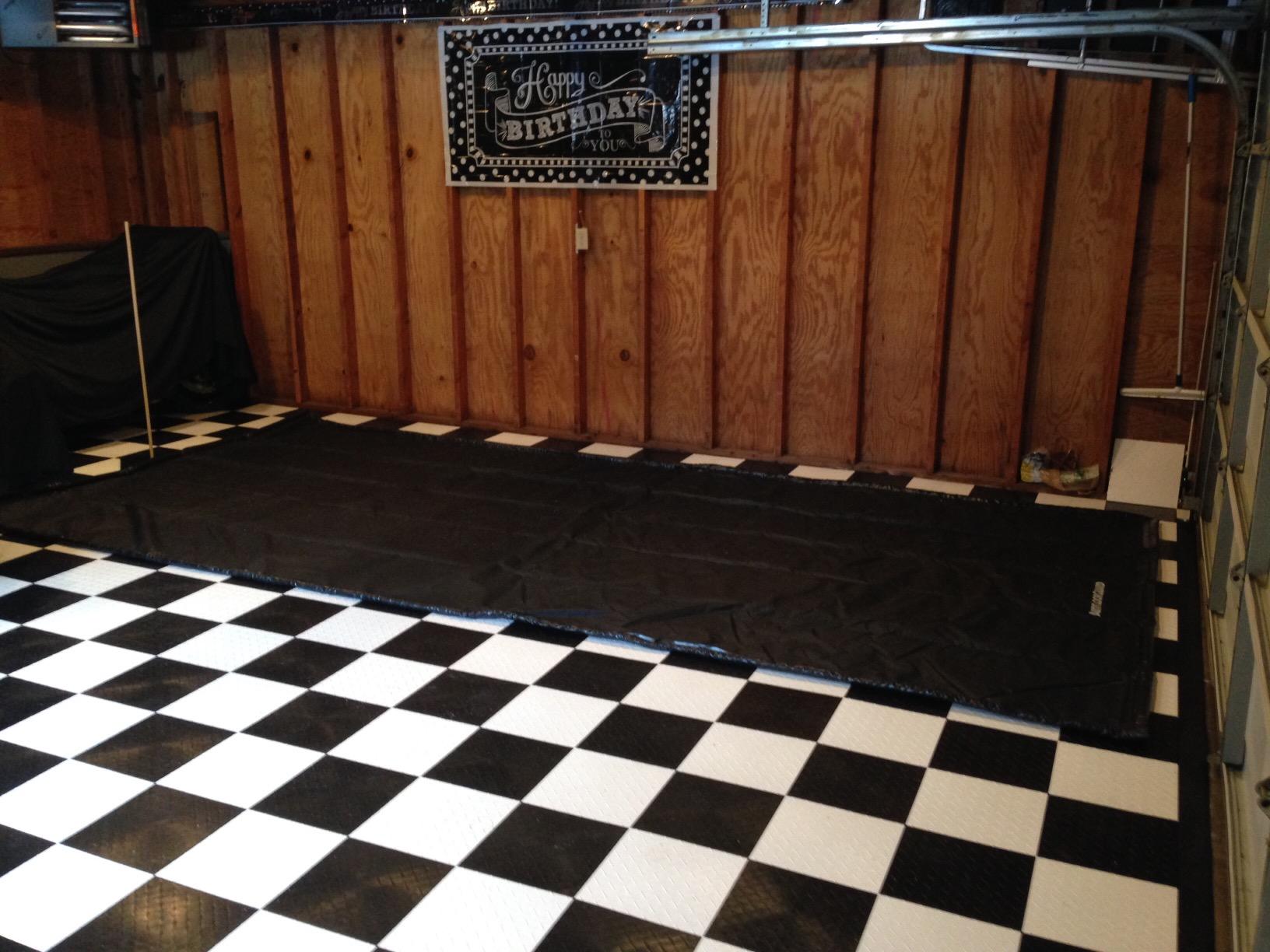AutoFloorGuard Garage Containment Mat, Mid-Size Vehicles, 7.75 Ft x 18 Ft customer photo 1
