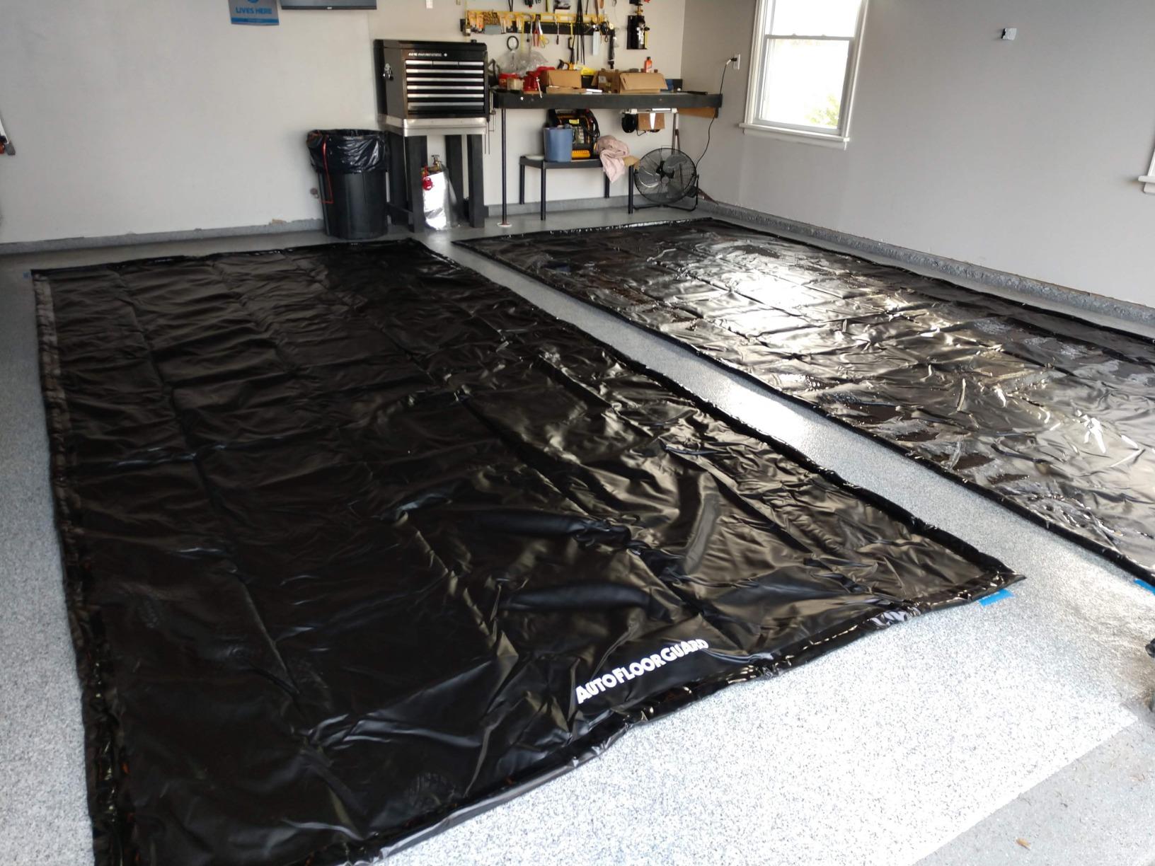 AutoFloorGuard Garage Containment Mat, Mid-Size Vehicles, 7.75 Ft x 18 Ft customer photo 2