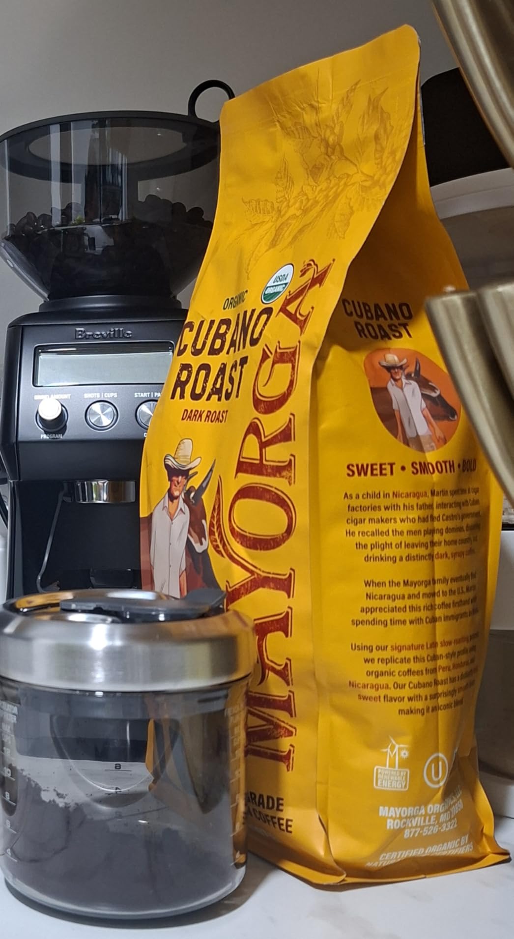 Breville BCG820BSS Smart Grinder Pro, Brushed Stainless Steel | Grind coffee and espresso beans precisely with programmable conical burr grinder including 60 settings for any brew method customer photo 1