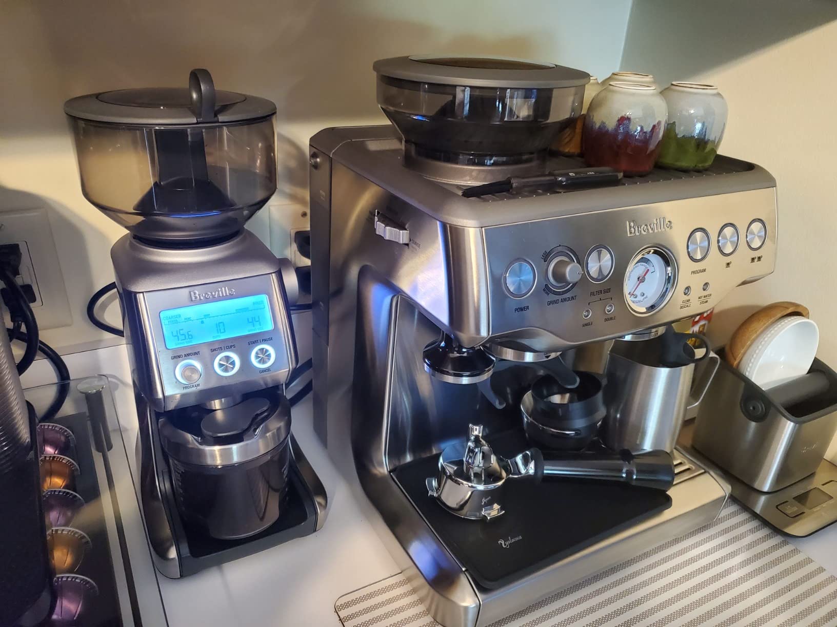 Breville BCG820BSS Smart Grinder Pro, Brushed Stainless Steel | Grind coffee and espresso beans precisely with programmable conical burr grinder including 60 settings for any brew method customer photo 2