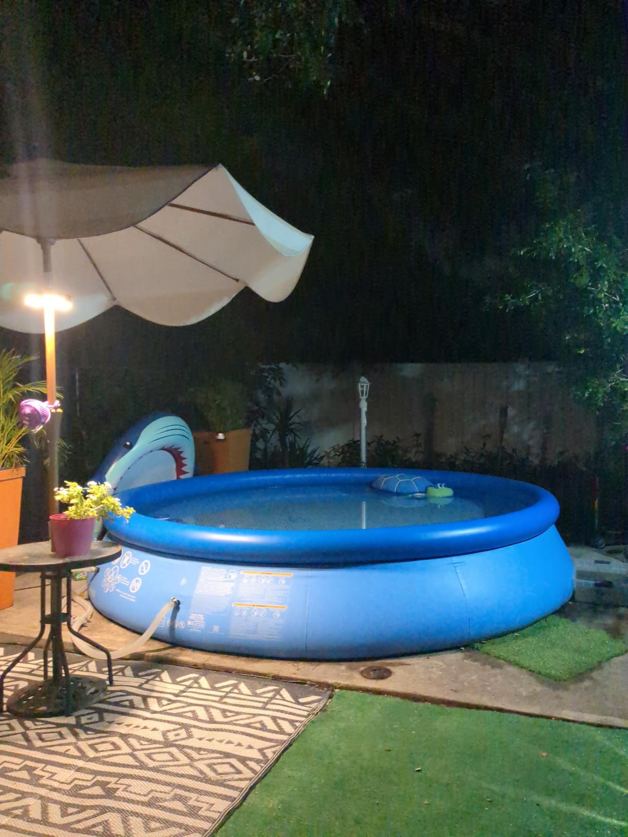 INTEX Easy Set 10 ft x 30in Above Ground Pool Set, Round Inflatable Swimming Pool with 330 GPH Cartridge Filter Pump and Type H Cartridge customer photo 1