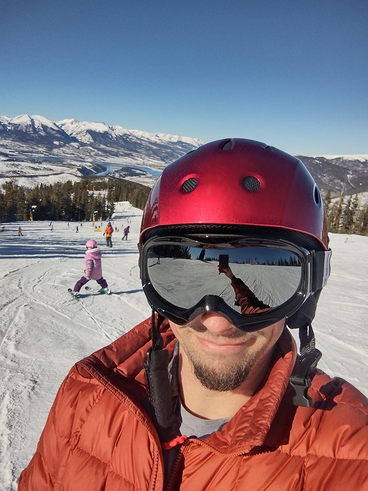 ZIONOR X Ski Goggles - OTG Snowboard Goggles Detachable Lens for Men Women Adult customer photo 1