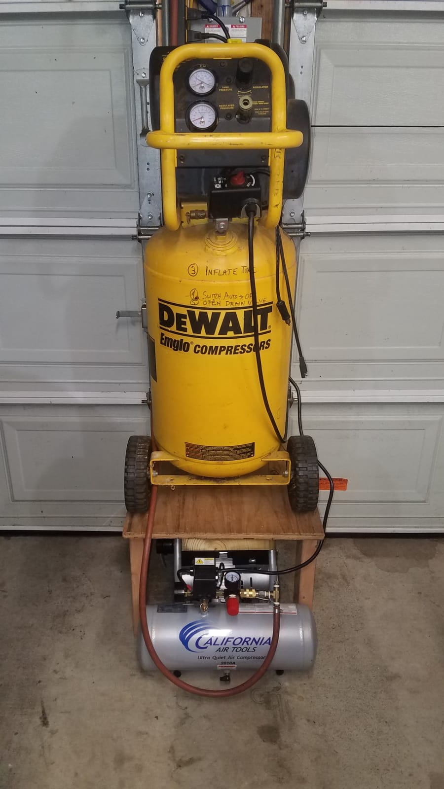 California Air Tools 2010A 1.0 HP Ultra Quiet and Oil-Free Air Compressor, 2 Gallon Aluminum Tank, 60 dBA Noise Level, Silver customer photo 1