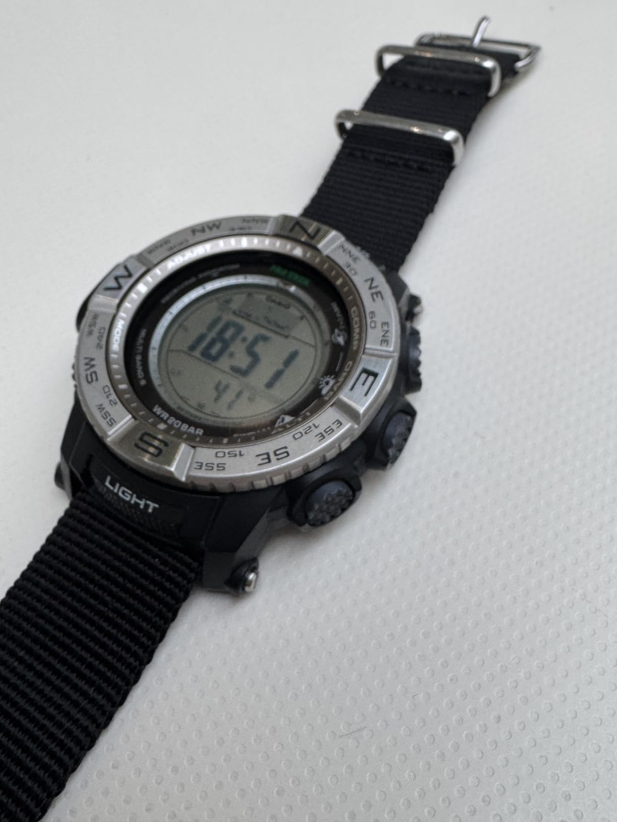 Casio PRW3500 Series | Pro Trek | 100M WR | Compass | Alt/Baro-Thermo | Tough Solar Power | Atomic Timekeeping | 1-100 SEC Stopwatch | Countdown Timer | World Time customer photo 1