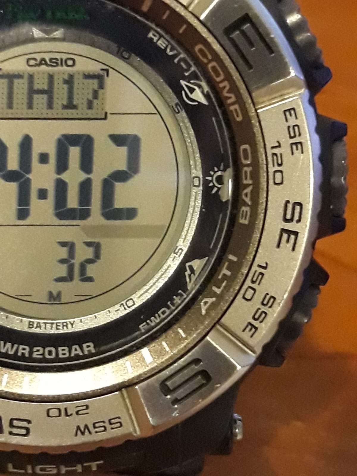 Casio PRW3500 Series | Pro Trek | 100M WR | Compass | Alt/Baro-Thermo | Tough Solar Power | Atomic Timekeeping | 1-100 SEC Stopwatch | Countdown Timer | World Time customer photo 2