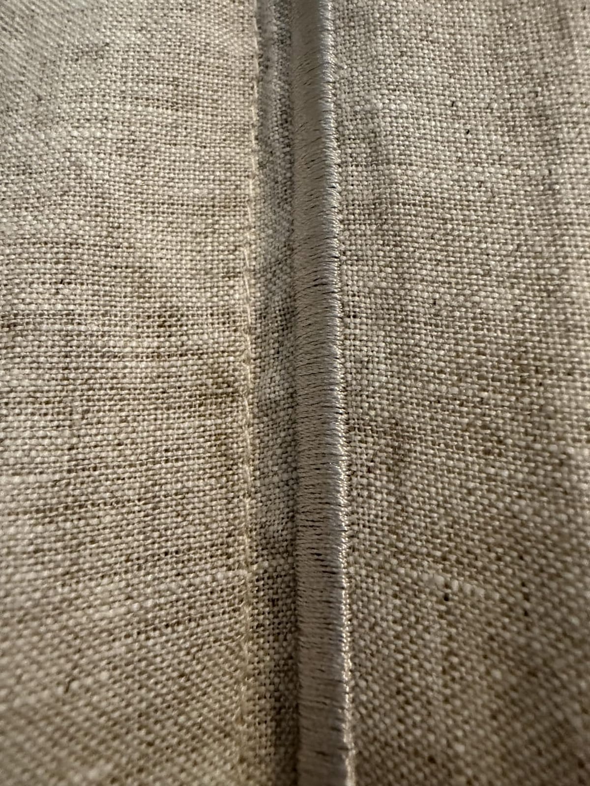 Simple&Opulence 100% French Linen Duvet Cover Set with Embroidered,3 Pcs Washed Soft Farmhouse Bedding Set with Button Closure,1 Comforter Cover and 2 Pillowshams(King,Natural Linen) customer photo 2
