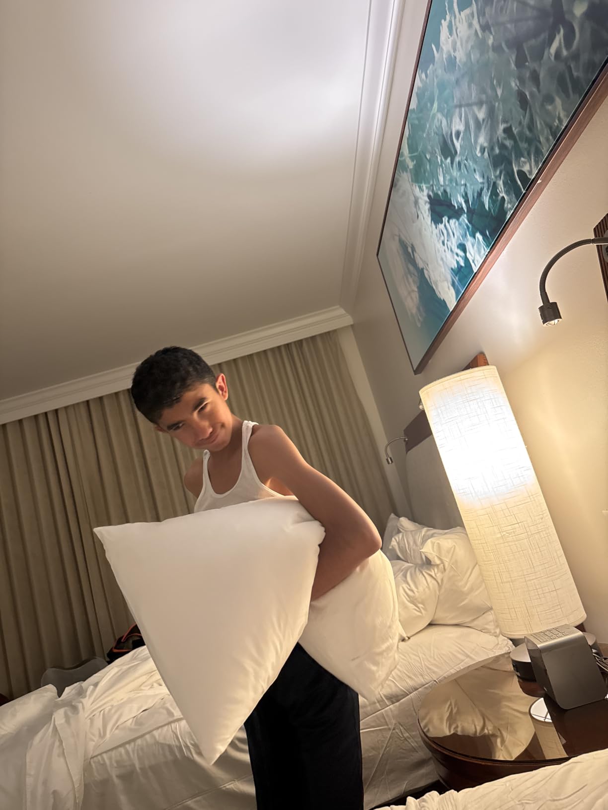Extra Soft Down Pillow - Great for Stomach Sleepers Pillow - Very Flat - Bed Pillow - White Duck Down - Standard Size customer photo 2
