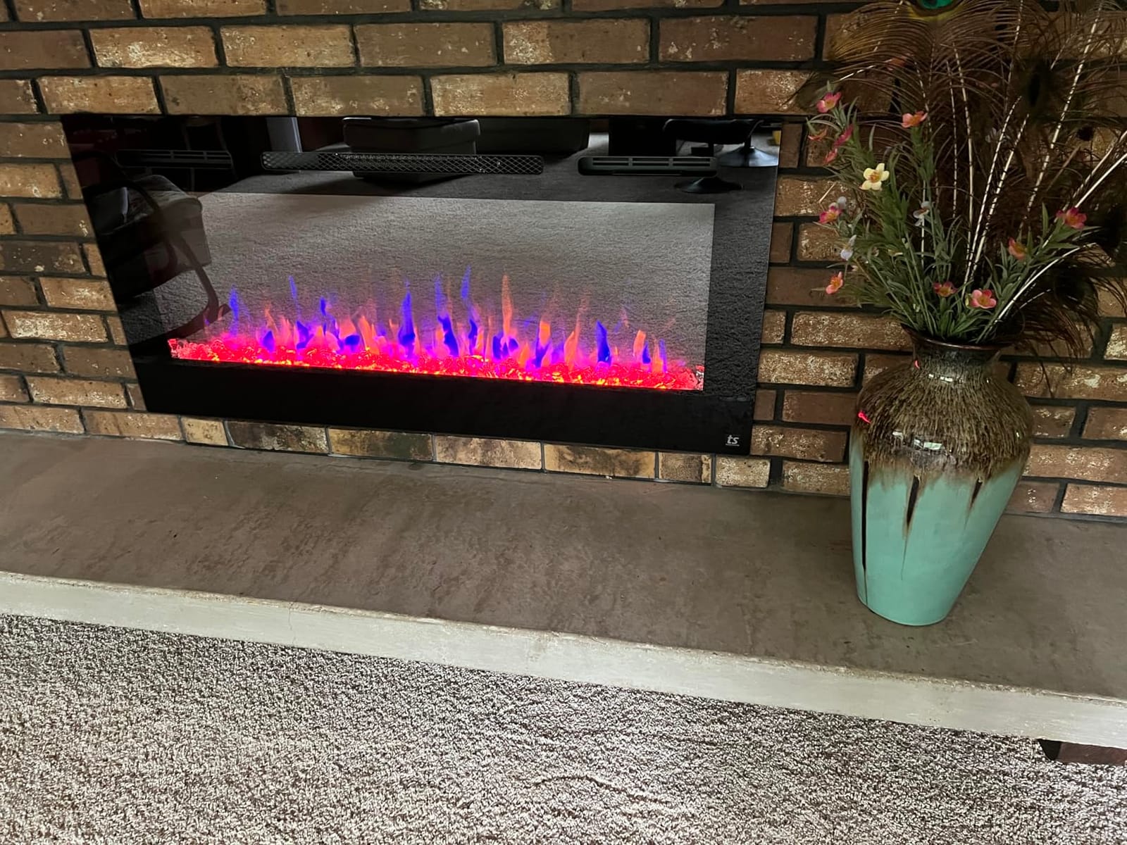 Touchstone Smart Electric Fireplace-The Sideline 60