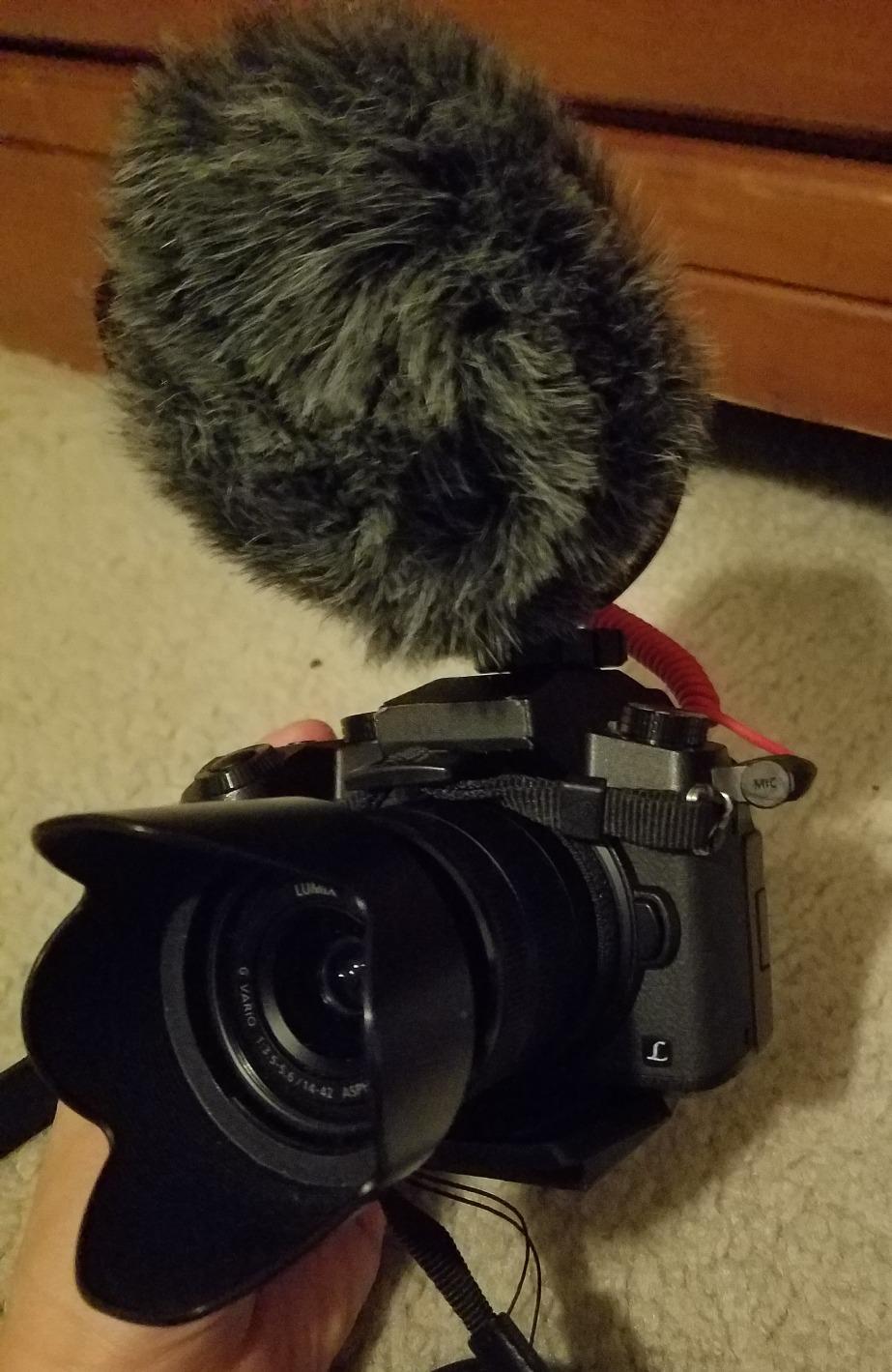 Rode VideoMicro Compact On-Camera Microphone with Rycote Lyre Shock Mount, Auxiliary, Black customer photo 2