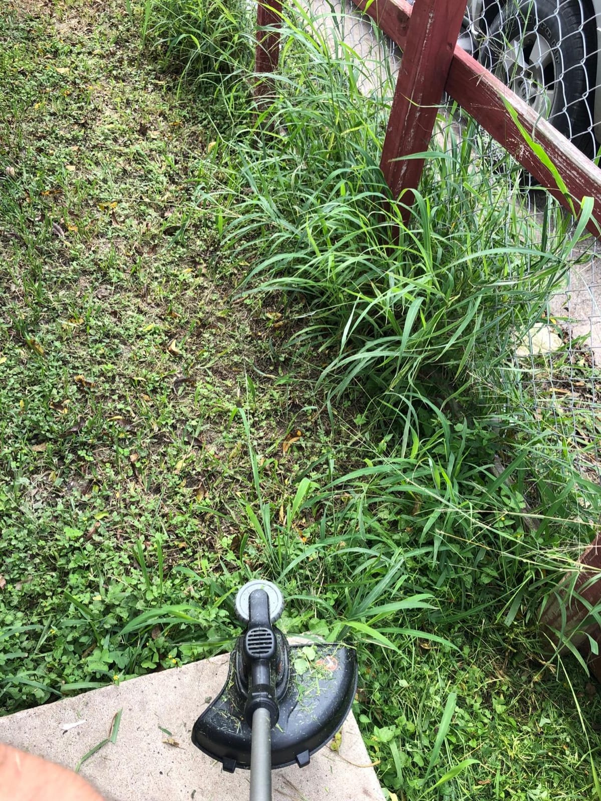 BLACK+DECKER 20V MAX Cordless String Trimmer and Edger, 12 Inch Weed Eater, 2-Speed Control Weed Wacker, 2 Batteries, Charger and Spool Included (LSTE525) customer photo 2