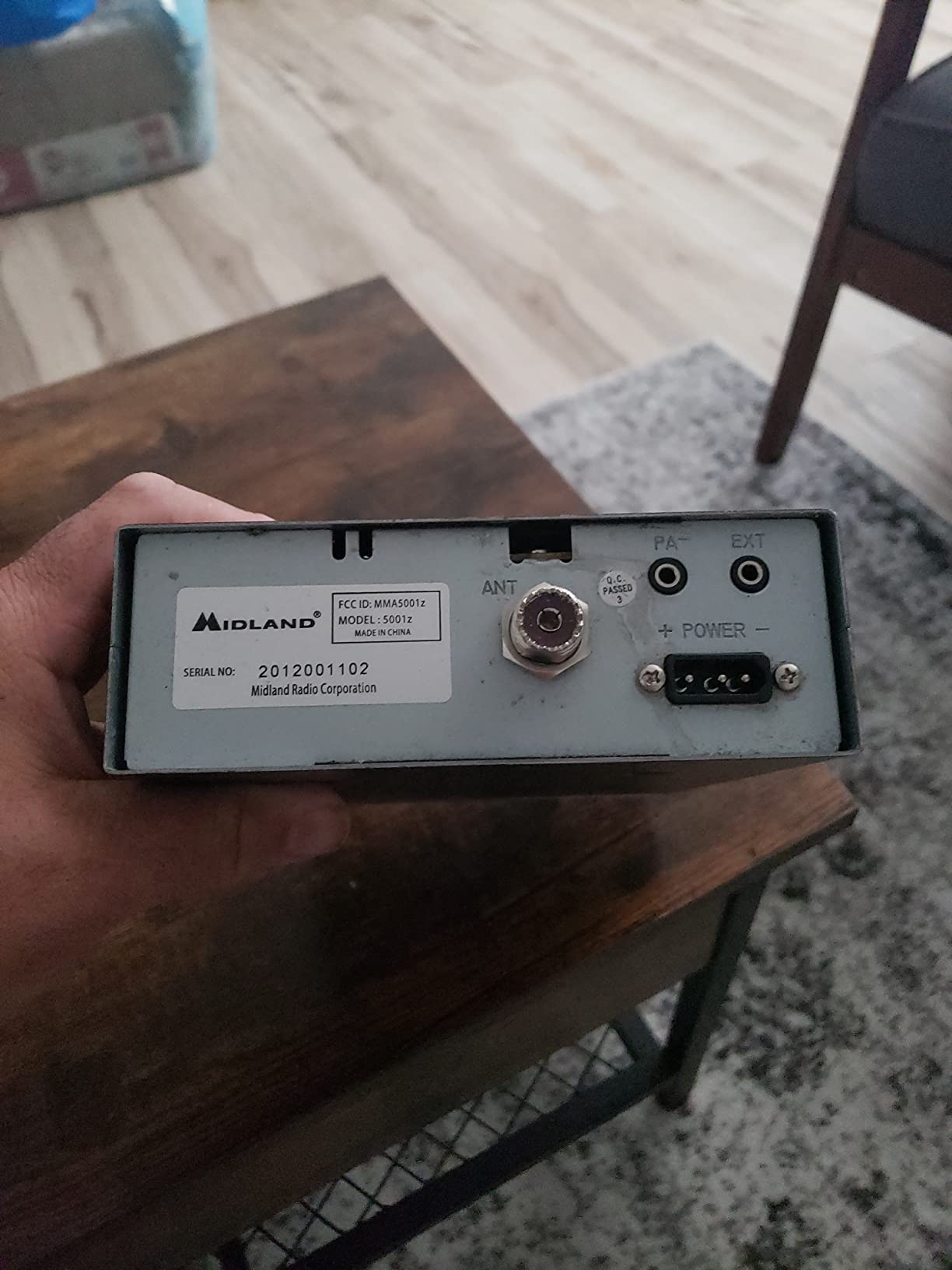 Uniden PC78LTX 40-Channel Trucker's CB Radio with Integrated SWR Meter, PA Function, Hi Cut, Mic/RF Gain, and Instant Channel 9,Silver customer photo 2