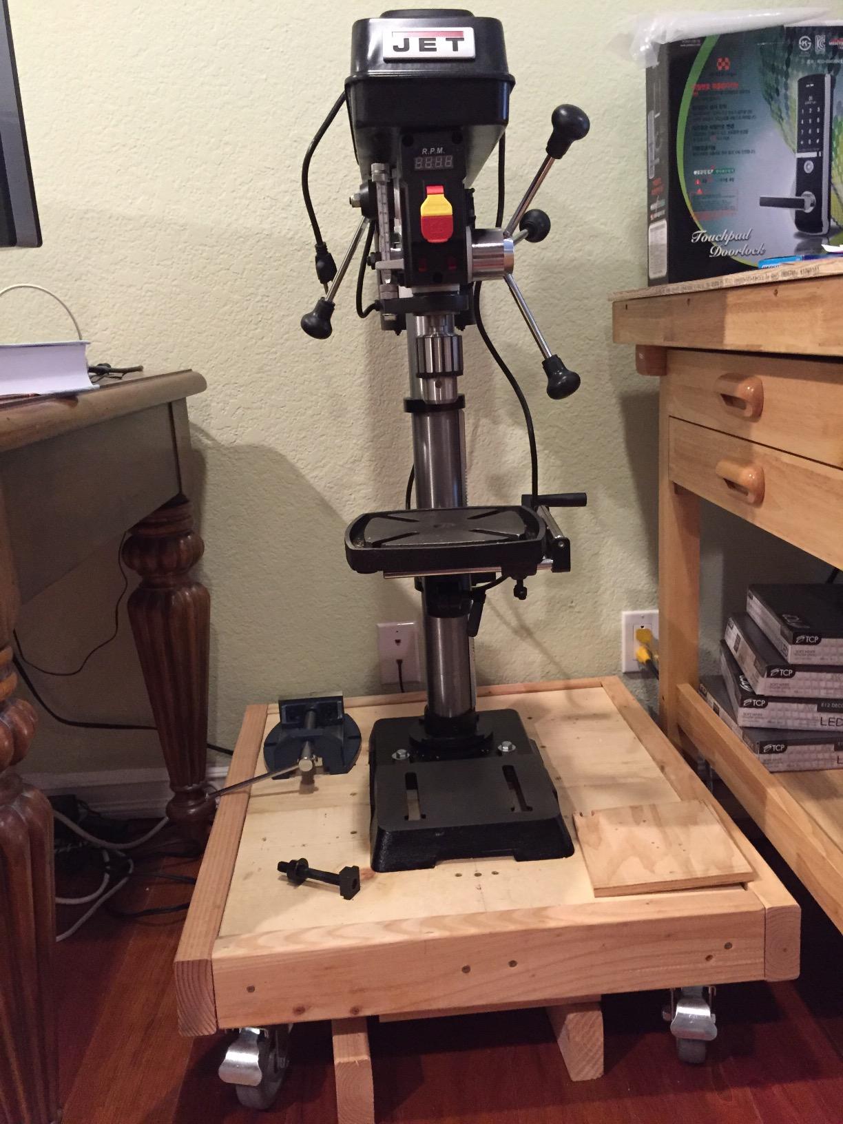 JET 12-Inch Benchtop Drill Press, Variable Speed, 1/2 HP, 115V 1Ph (Model JWDP-12) customer photo 2