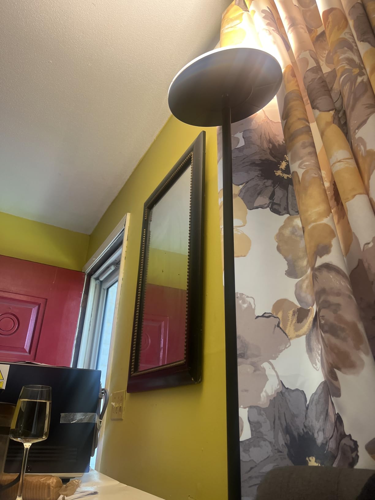 Brightech Sky LED Torchiere Super Bright Floor Lamp for Living Room Decor & Office - Dimmable, Tall Standing Torch Lamp with Warm Light for Bedroom & Reading - Black customer photo 1