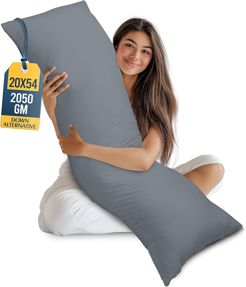 Utopia Bedding Full Body Pillow for Side Sleeper, White Long Pillow for Bed customer photo 1