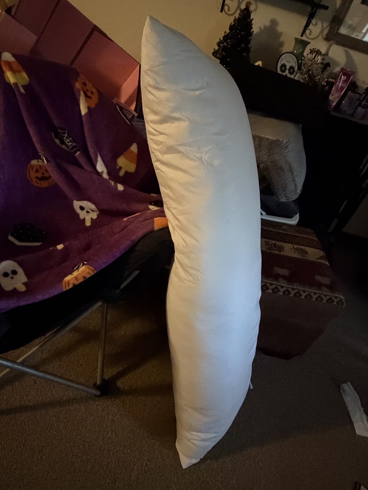 Utopia Bedding Full Body Pillow for Side Sleeper, White Long Pillow for Bed customer photo 2