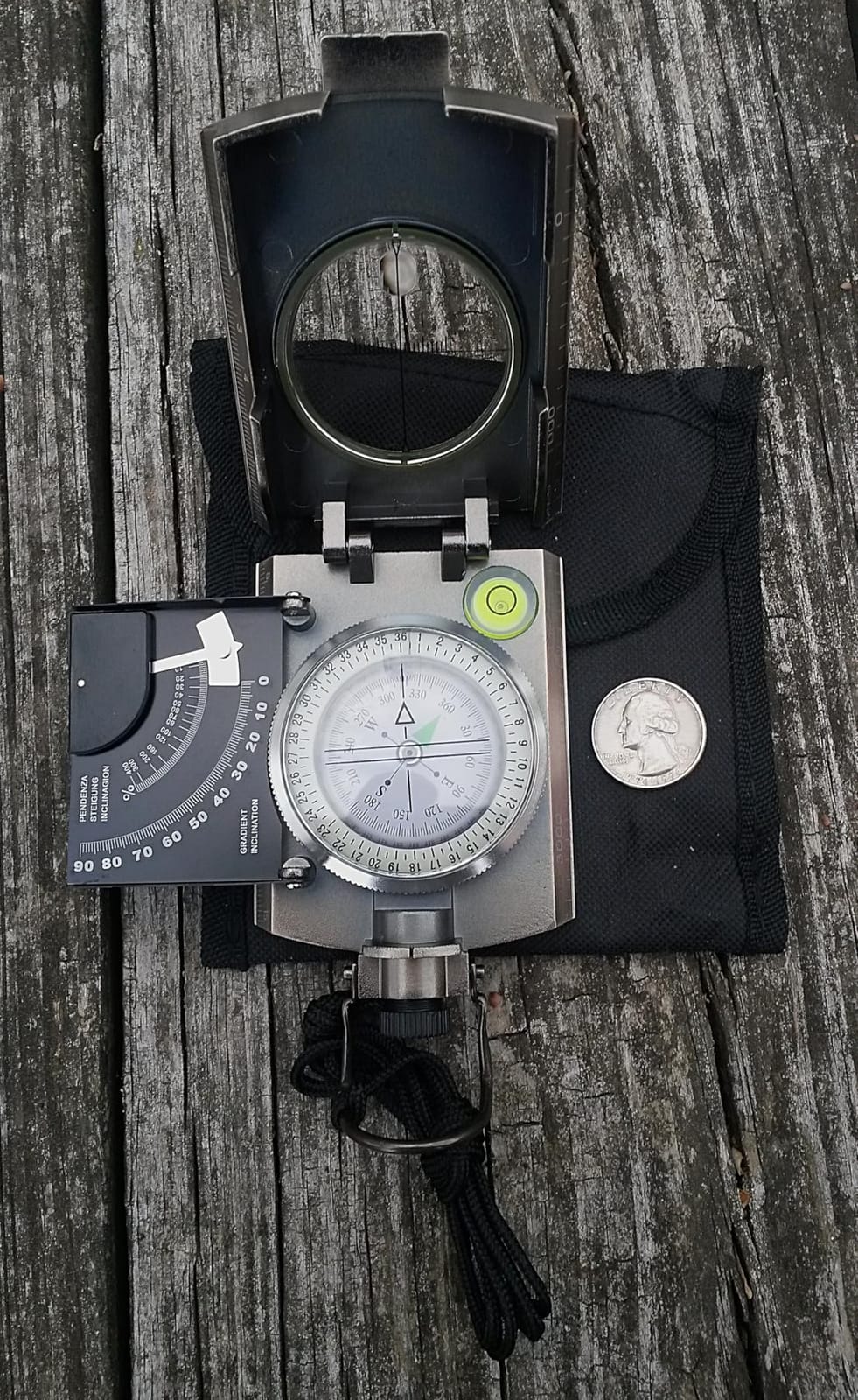 Proster Lensatic Sighting Compass IP65 Waterproof with Clinometer Bag customer photo 1