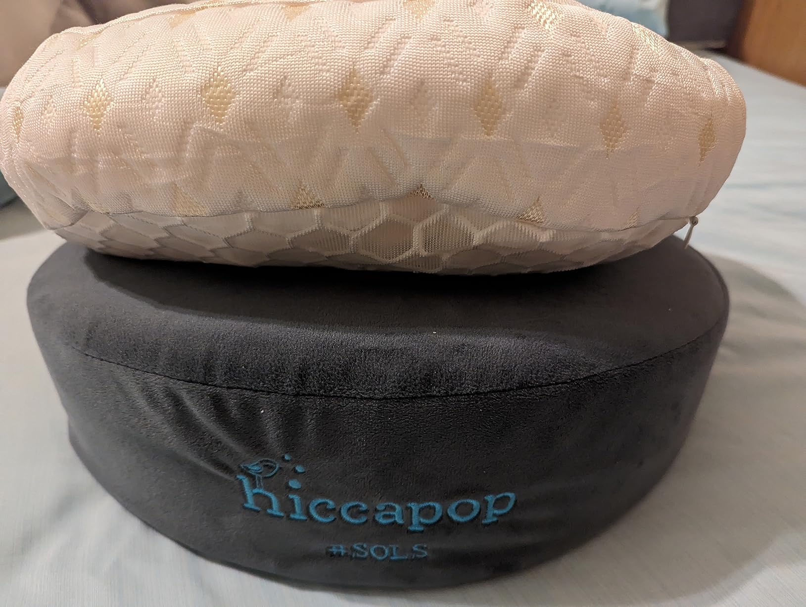 Hiccapop Pregnancy Wedge Pillow, Maternity Pillow Support Belly, Legs, Back customer photo 1