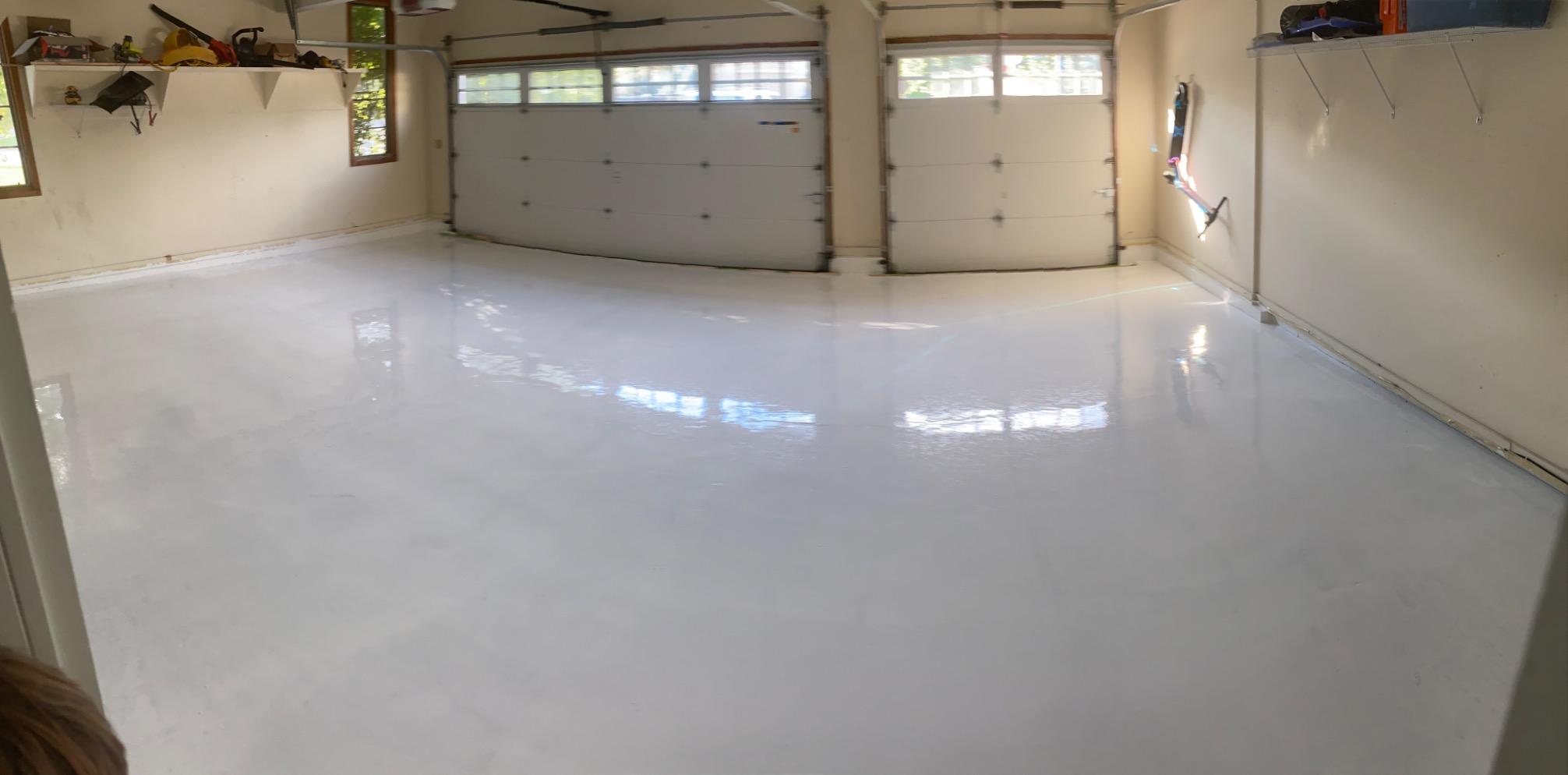 Colored Epoxies 10025 White Garage Floor Epoxy Kit, 3 Epoxy Resin Gallon customer photo 1