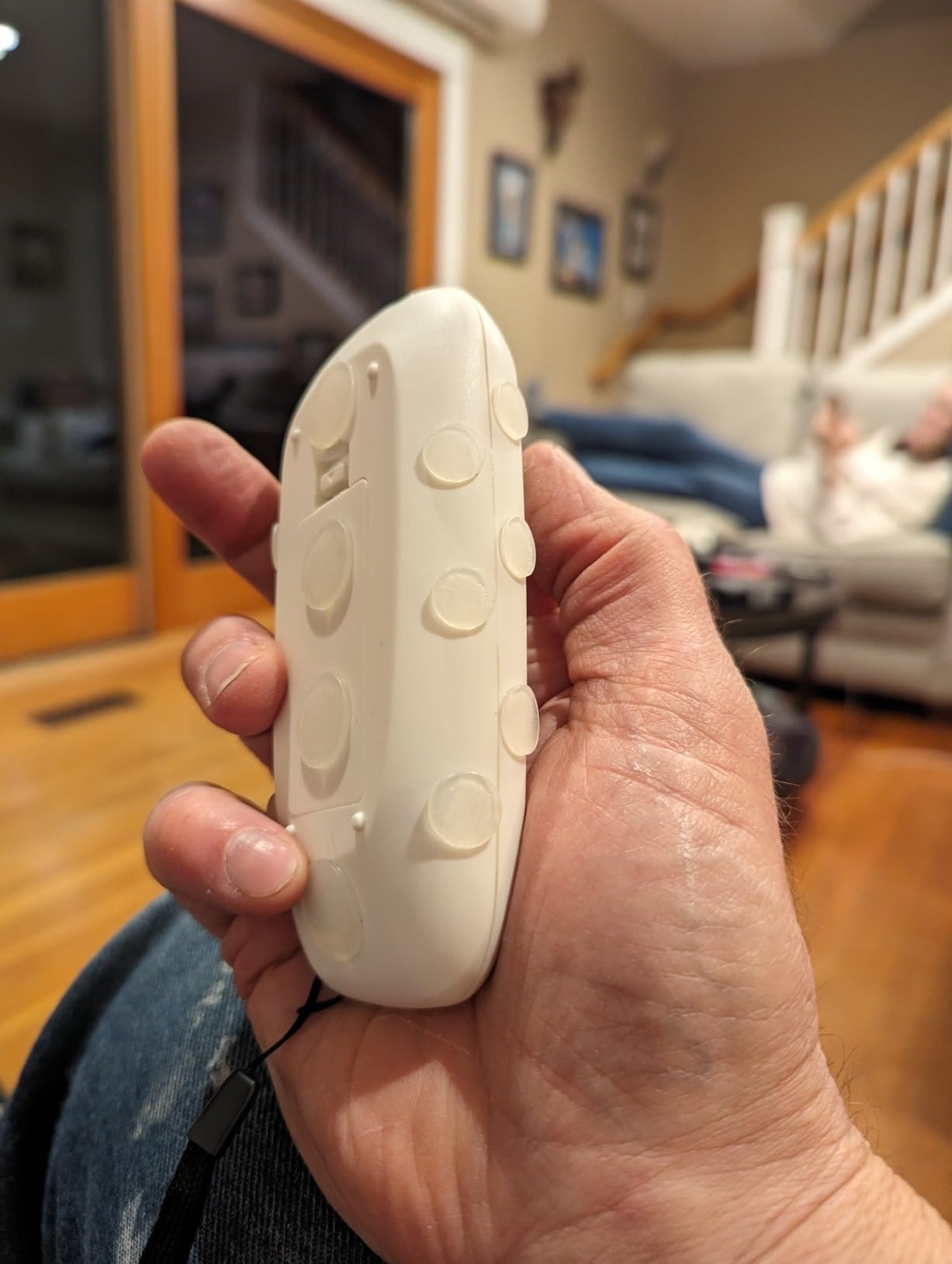 Universal Big Button TV Remote - EasyMote | DT-R08W. Backlit, Easy Use, Smart, Learning Television & Cable Box Controller, Perfect for Assisted Living Elderly Care. White TV Remote Control customer photo 1