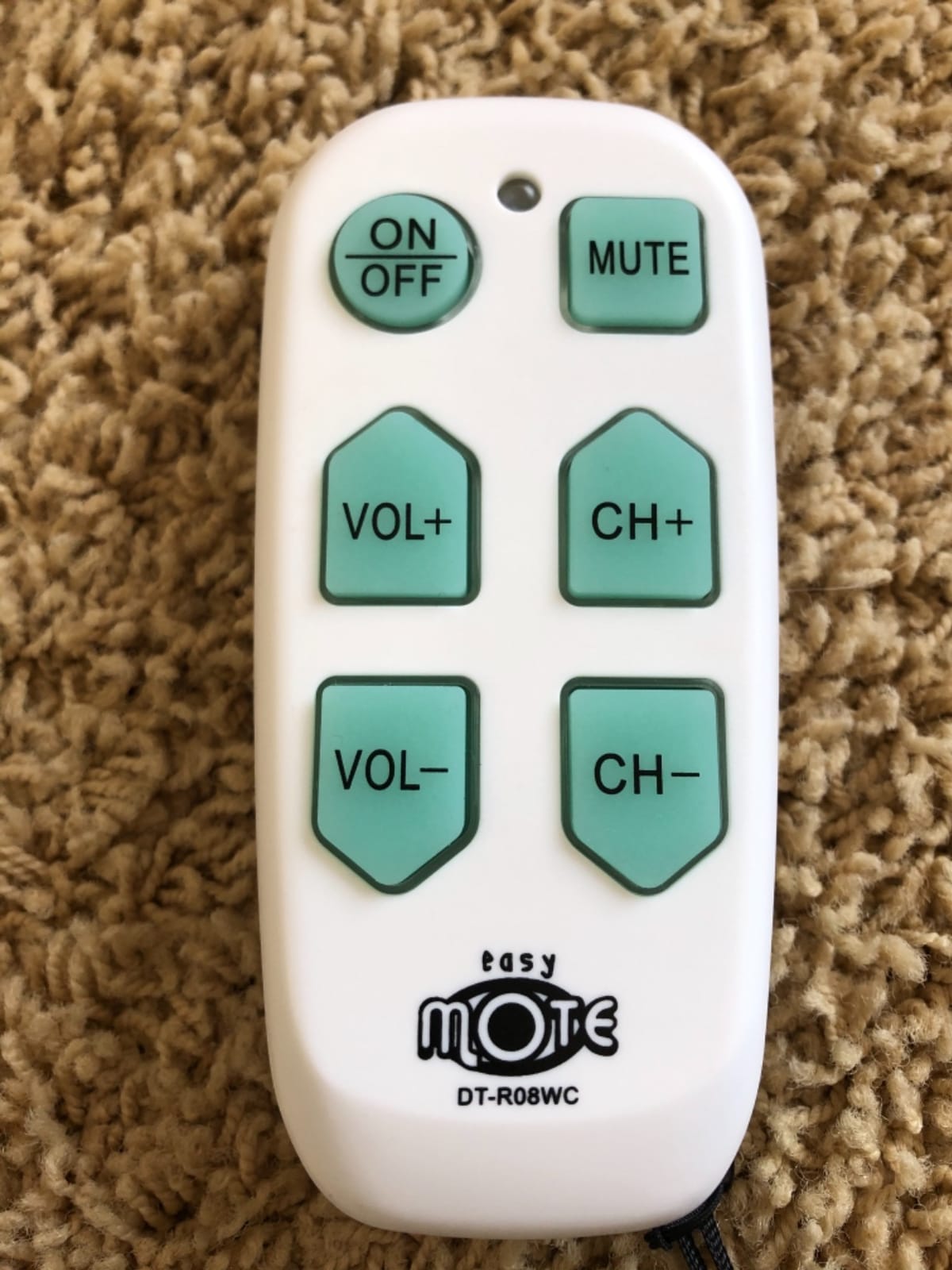 Universal Big Button TV Remote - EasyMote | DT-R08W. Backlit, Easy Use, Smart, Learning Television & Cable Box Controller, Perfect for Assisted Living Elderly Care. White TV Remote Control customer photo 2