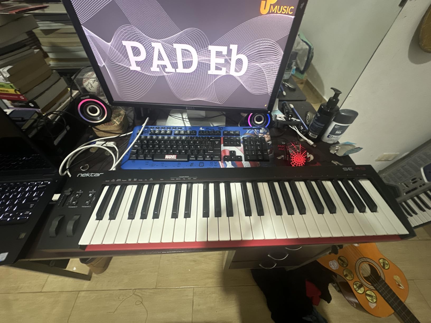 Nektar, 49-Key Midi Controller (SE49),Black white Grey customer photo 2