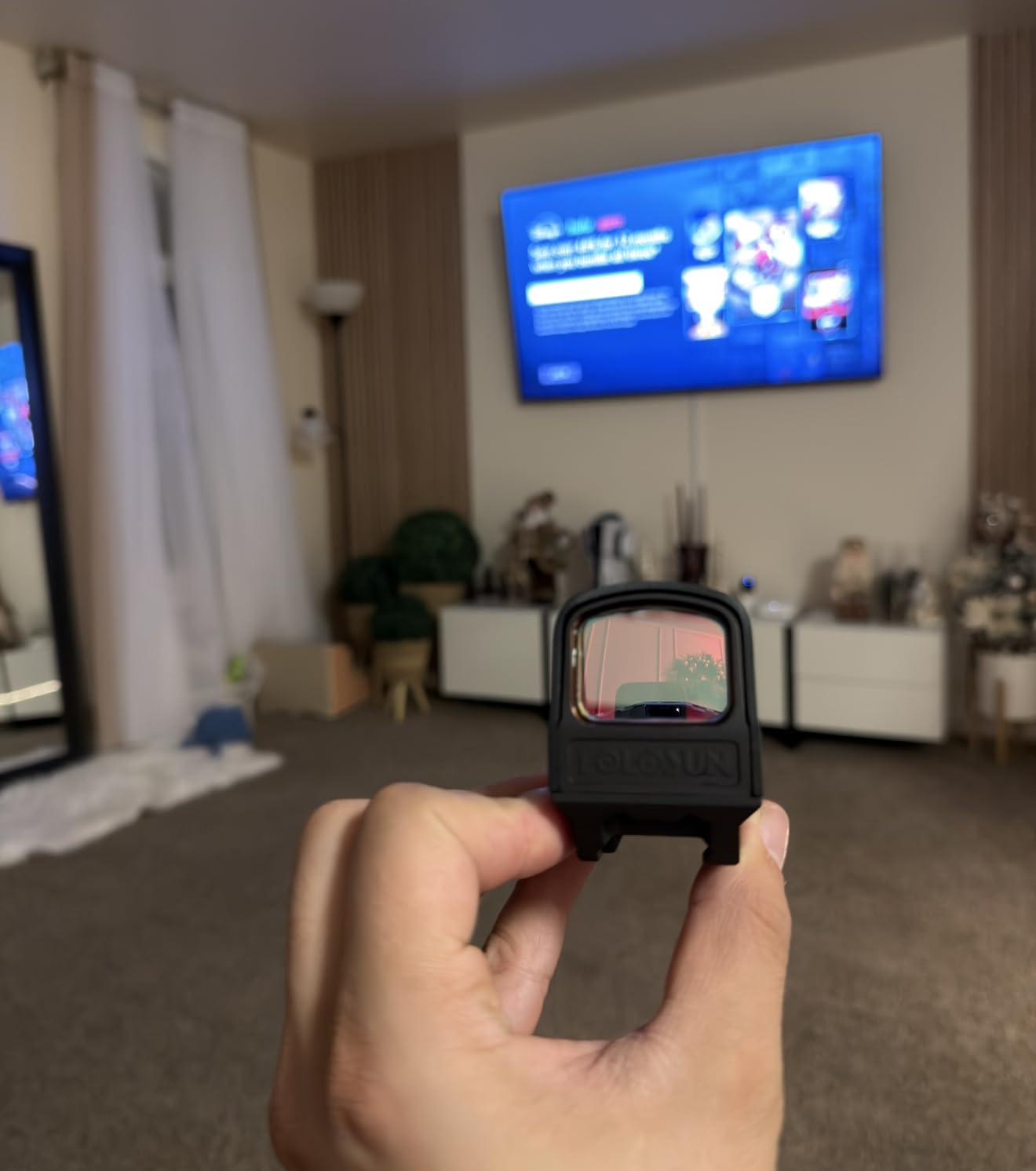 HOLOSUN 510C Multi-Reticle 2 MOA Dot & 65 MOA Circle Open Reflex Sight - Solar FailSafe Shake-Awake, 12 Settings - Red/Green Reticle customer photo 2