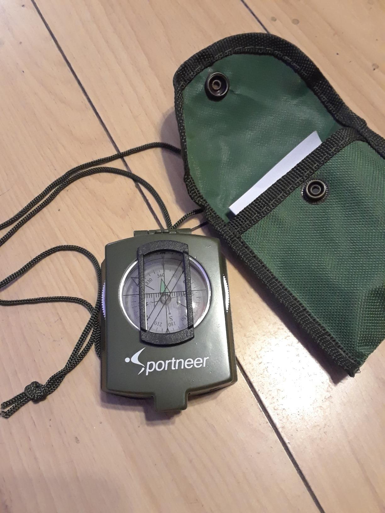 Sportneer Compass: Accurate Durable Lightweight Orienteering Compass with Strap and Carrying Case, Glow in The Dark Waterproof Hiking Essentials for Camping Backpacking, Best Survival Gifts for Kids customer photo 1