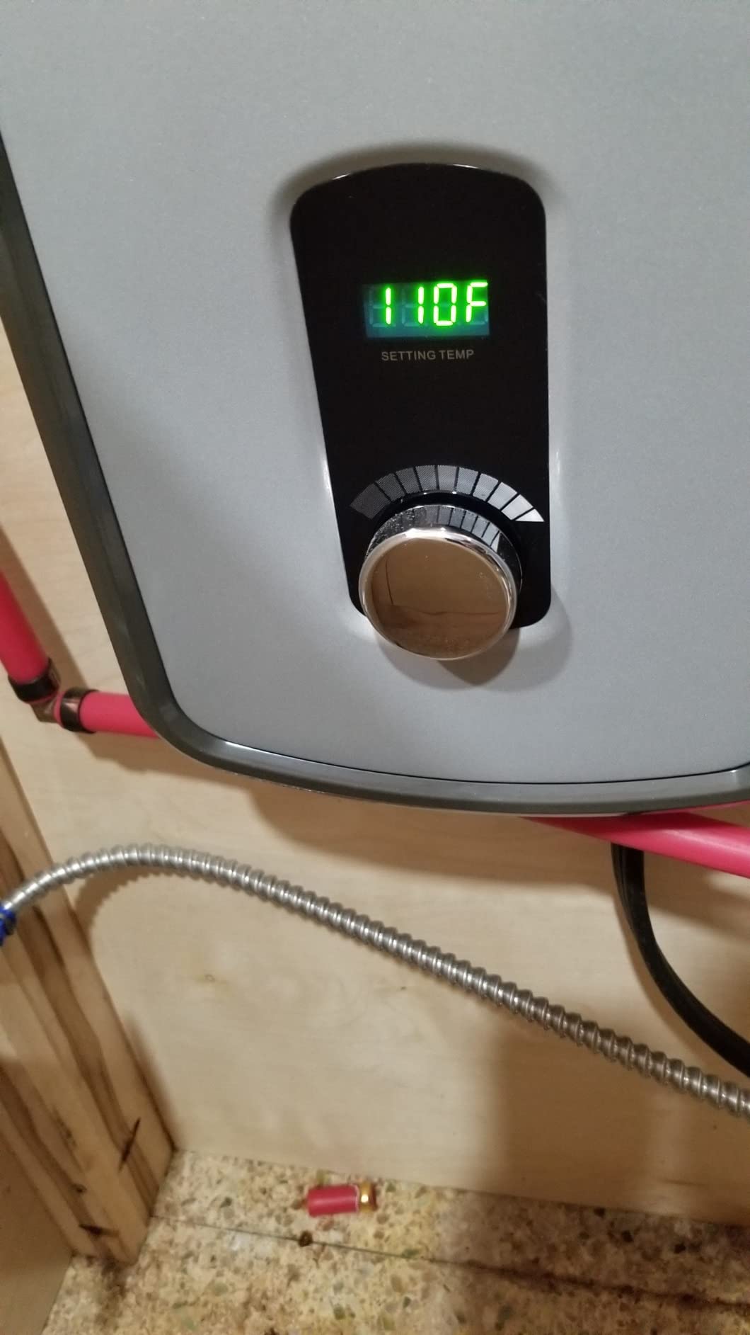 Rheem 240V Heating Chamber RTEX-13 Residential Tankless Water Heater, GRAY customer photo 1