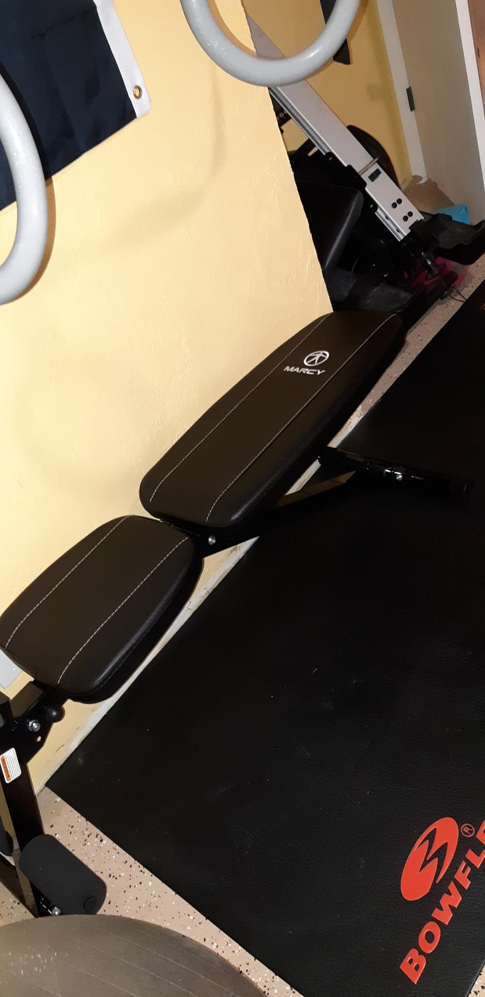 Marcy Multi-Position Adjustable Utility Bench for Home Gym Weightlifting and Strength Training customer photo 2