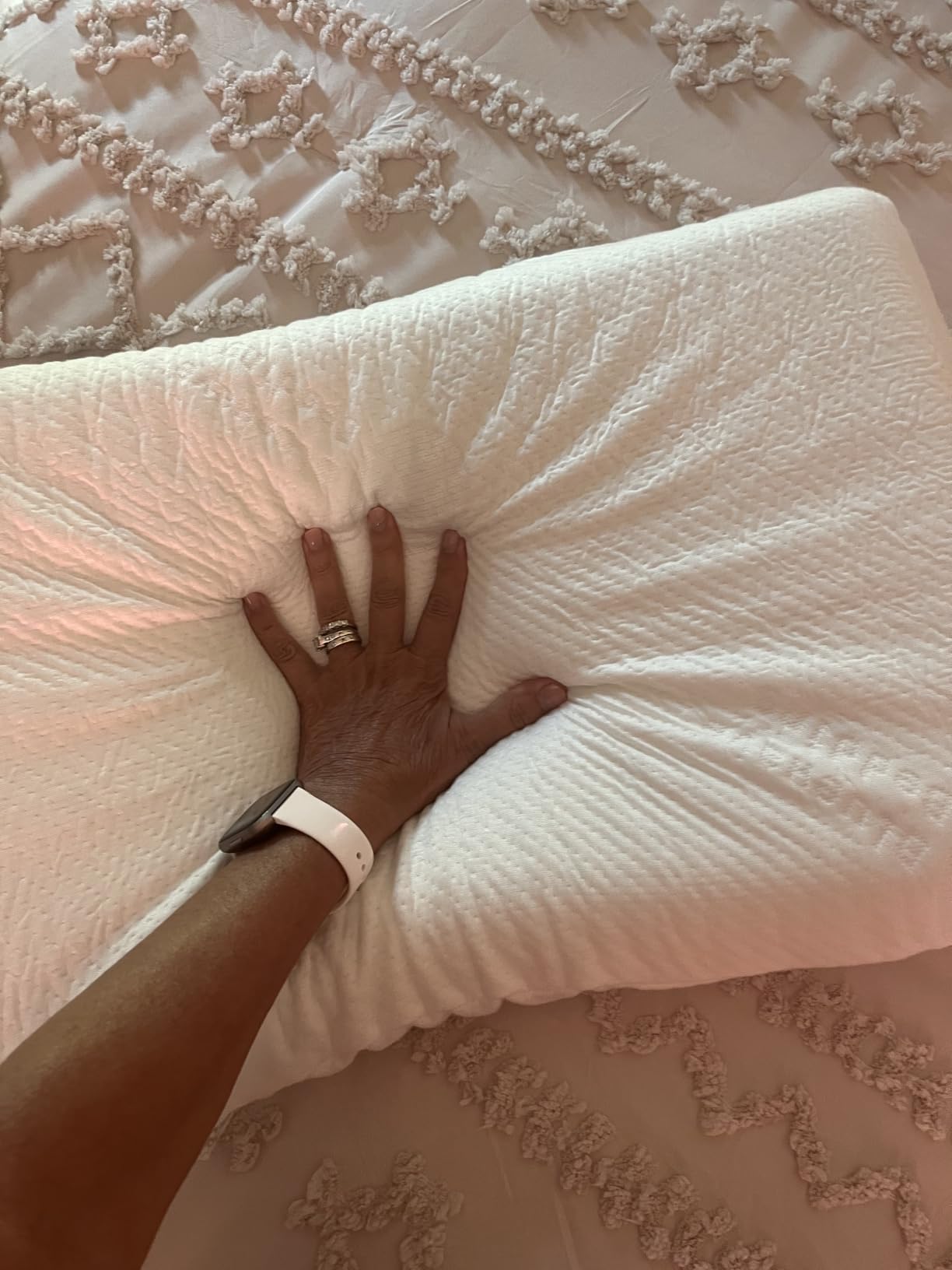 Bluewave Bedding Ultra Slim Gel Memory Foam Pillow for Stomach and Back Sleepers - Thin, Flat Design for Cervical Neck Alignment and Deeper Sleep (2.75-Inches Height, Standard Size) customer photo 1