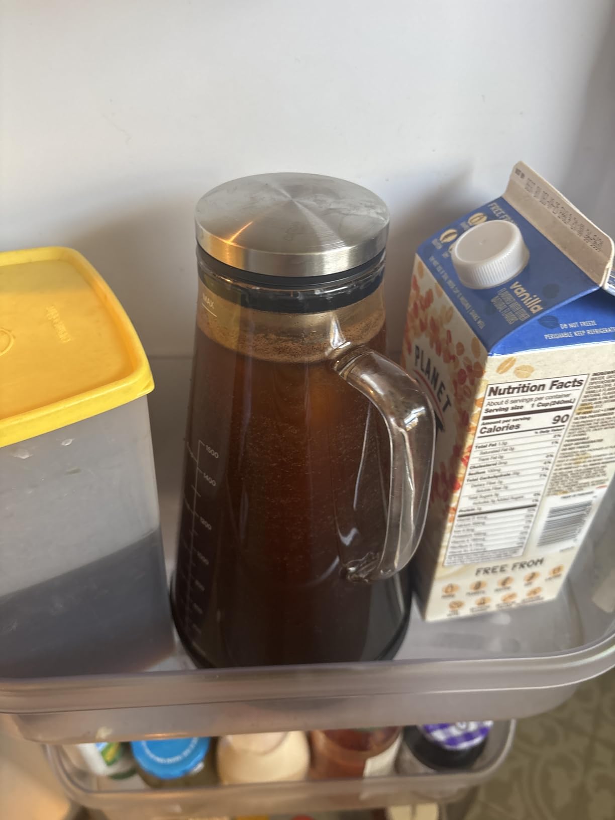 OVALWARE Airtight Cold Brew Coffee Maker with Tea Infuser & Spout 1.5L/51oz customer photo 1