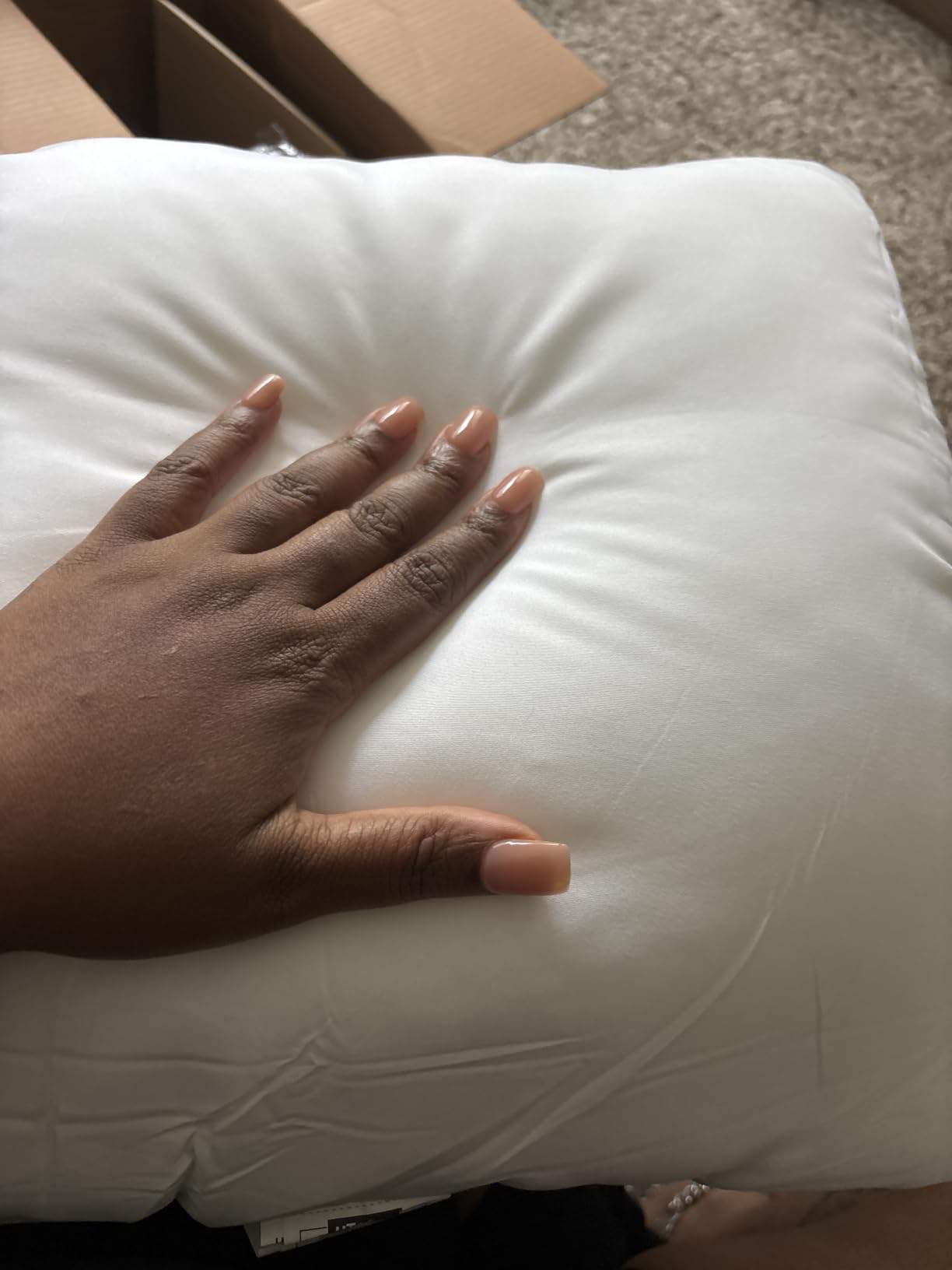 Utopia Bedding Throw Pillows, Decorative 18x18 Pillow Inserts, Set of 4 | Down alternative pillow insert with plush fluffy fill for beds sofas couches and chairs. Suitable for indoor outdoor use. customer photo 1