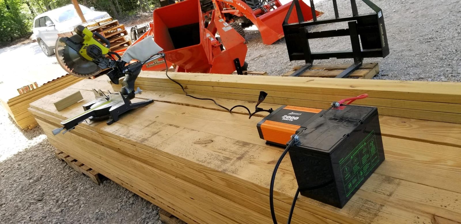Ampeak 2000W Modified Sine Wave Inverter, 12V DC to 120V AC, 17 Protections customer photo 1