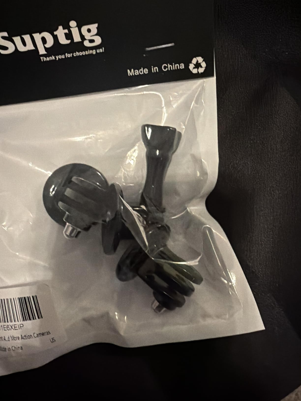 Suptig Tripod Mount Adapter for Gopro Mission 1 Pro, Gopro Hero 13, Hero 12, 11, 10, 9, 8, 7, 6, 5, 4, 3, Hero Session, Lite Hero, Gopro Max, Akaso, DJI osmo Action, Inst360, Akaso Action Camera customer photo 2