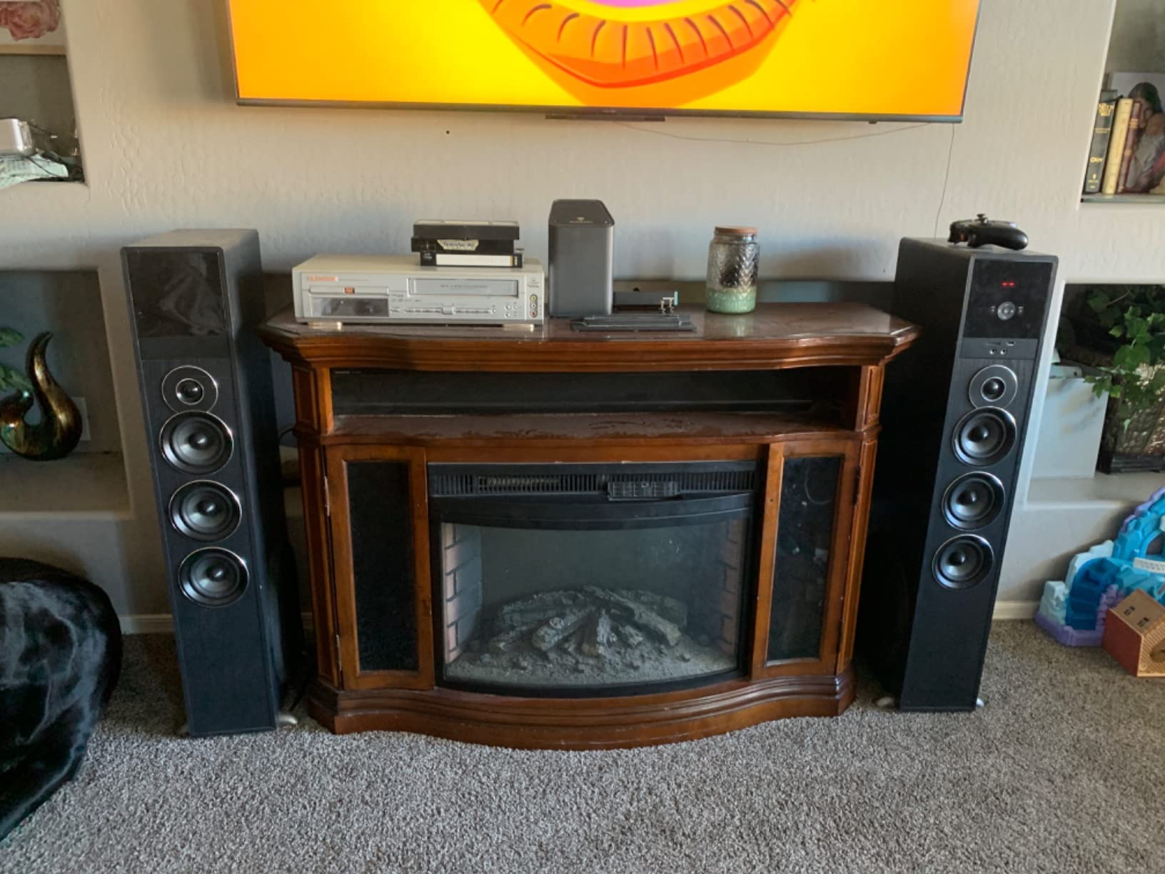 RockvilIe TM80B Bluetooth Home Theater Tower Speaker System+(2) 8