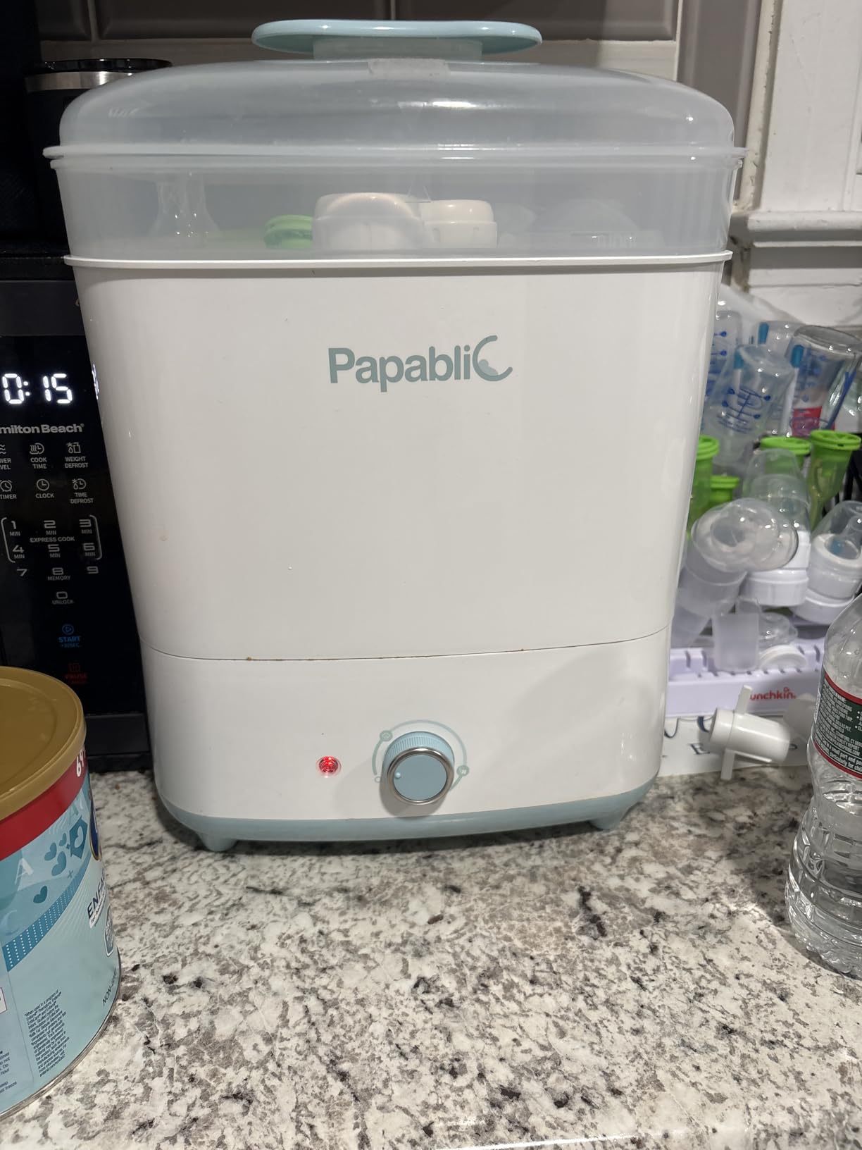 Papablic Baby Bottle Sterilizer and Dryer Pro, 10 Bottles Large Capacity customer photo 1
