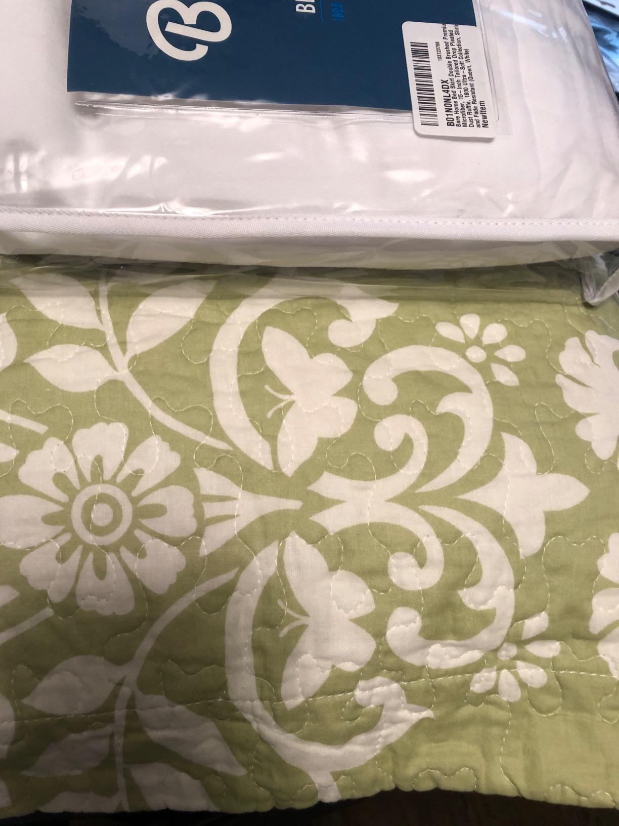Laura Ashley - King Quilt Set with Shams, Cotton, Reversible | Cotton, Reversible Design, King Size, 2 Matching Shams, All Season Comfort customer photo 2